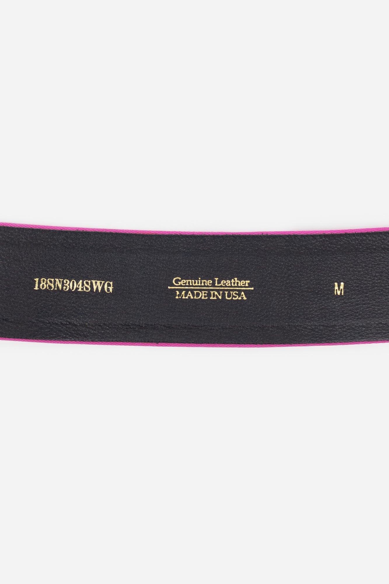 Pink Square Buckle Belt
