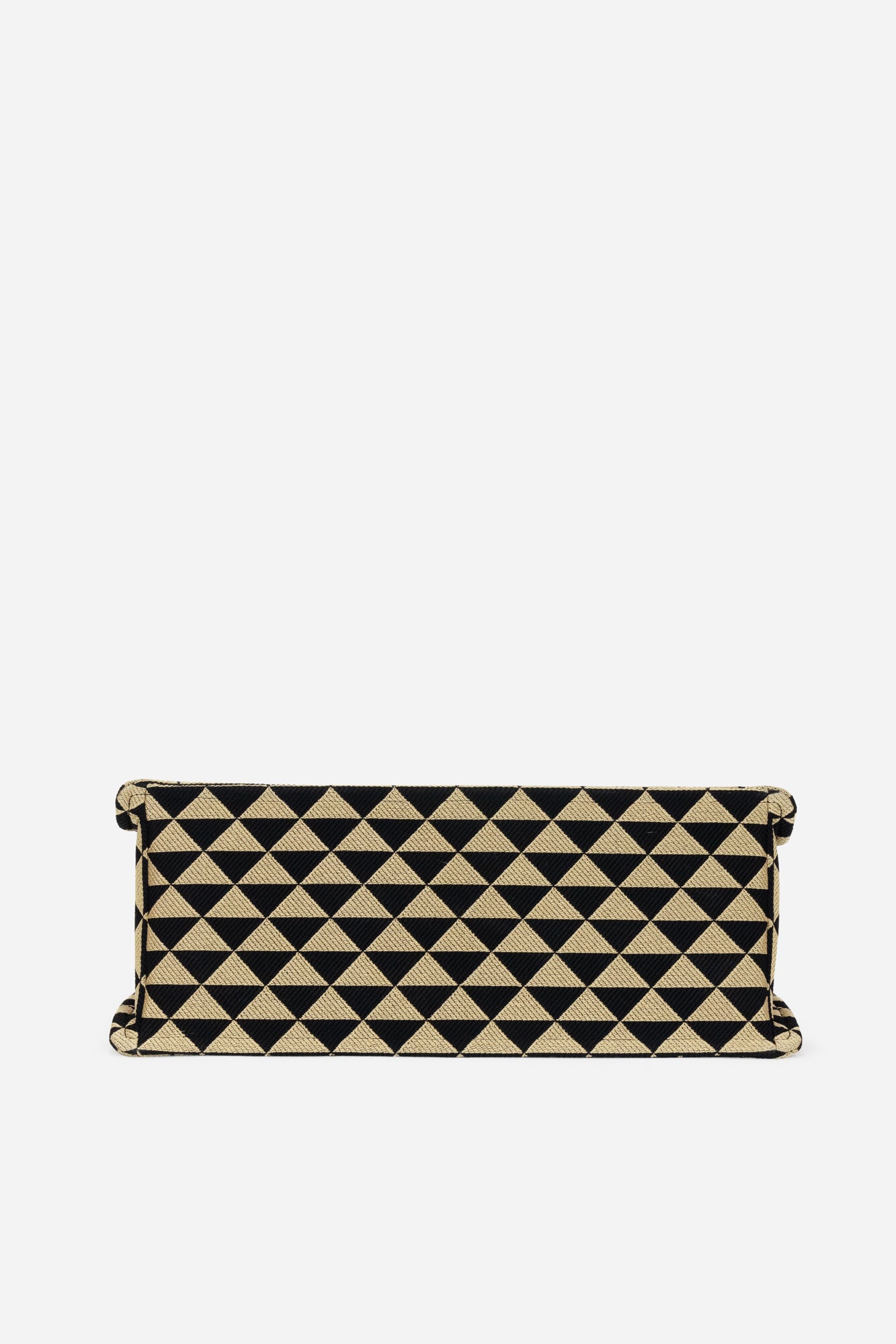 2022 Large Triangolo Jacquard Symbole Tote
