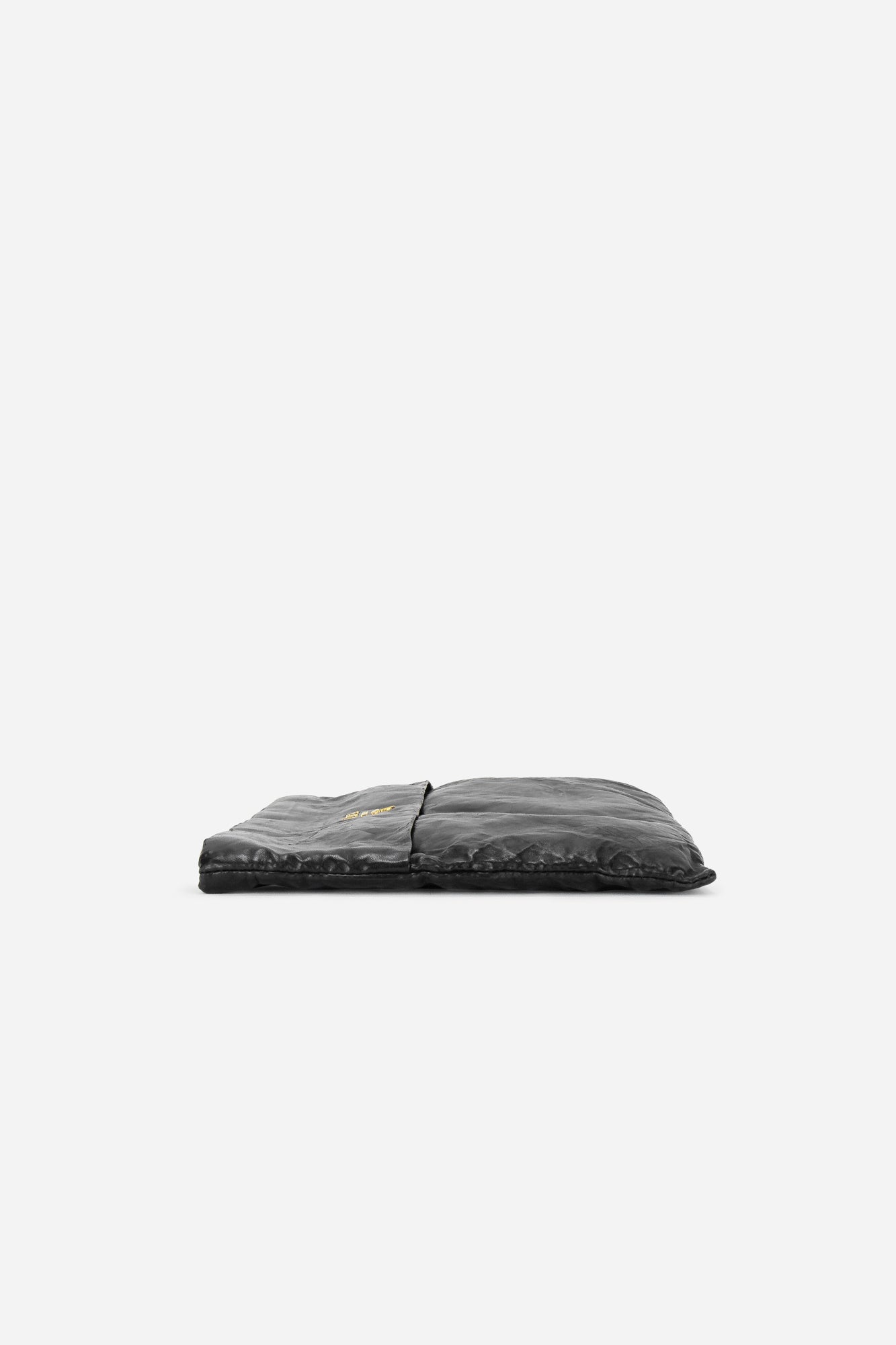 Black Leather Clutch