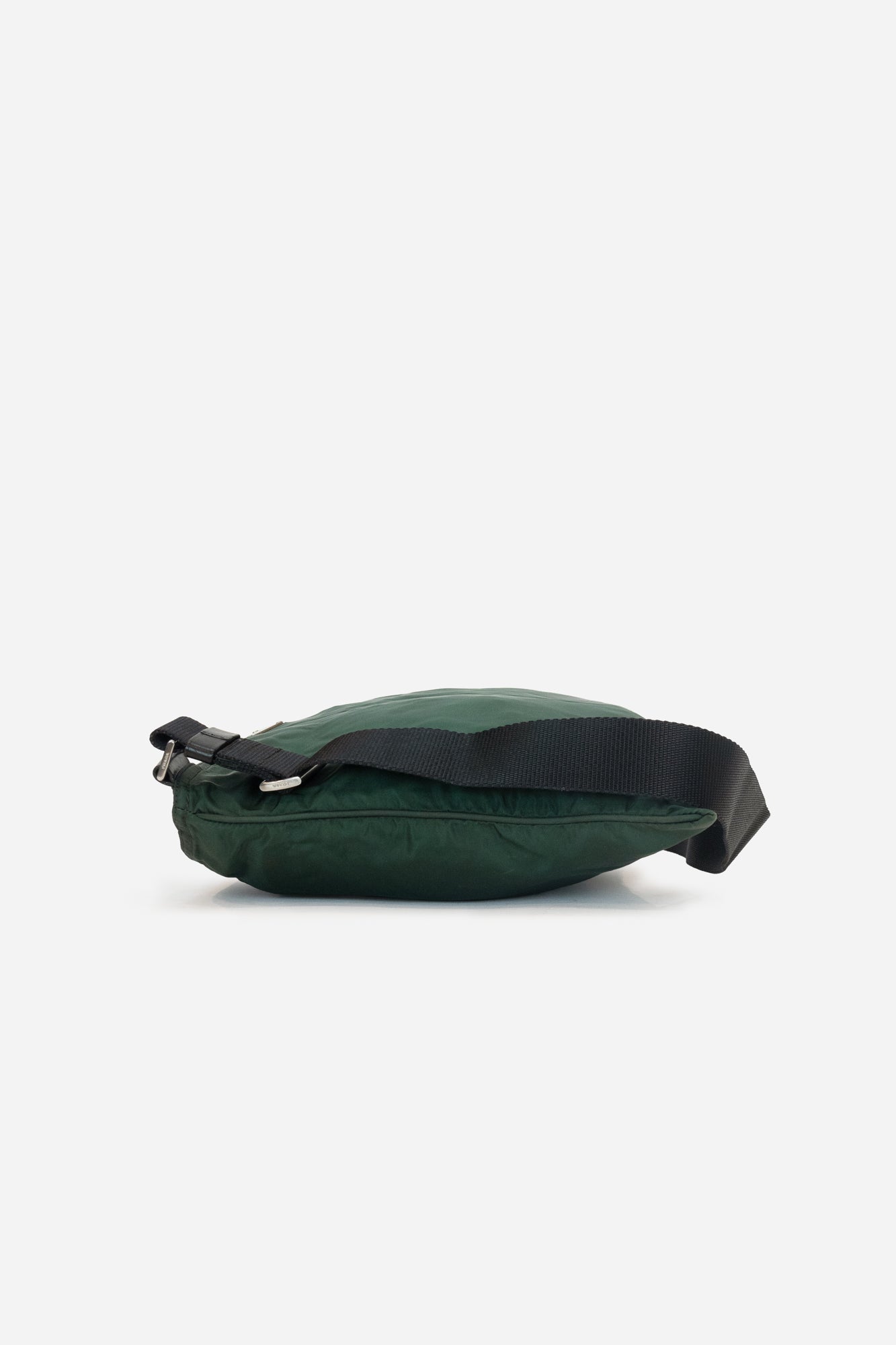 Green Vela Nylon Crossbody Bag