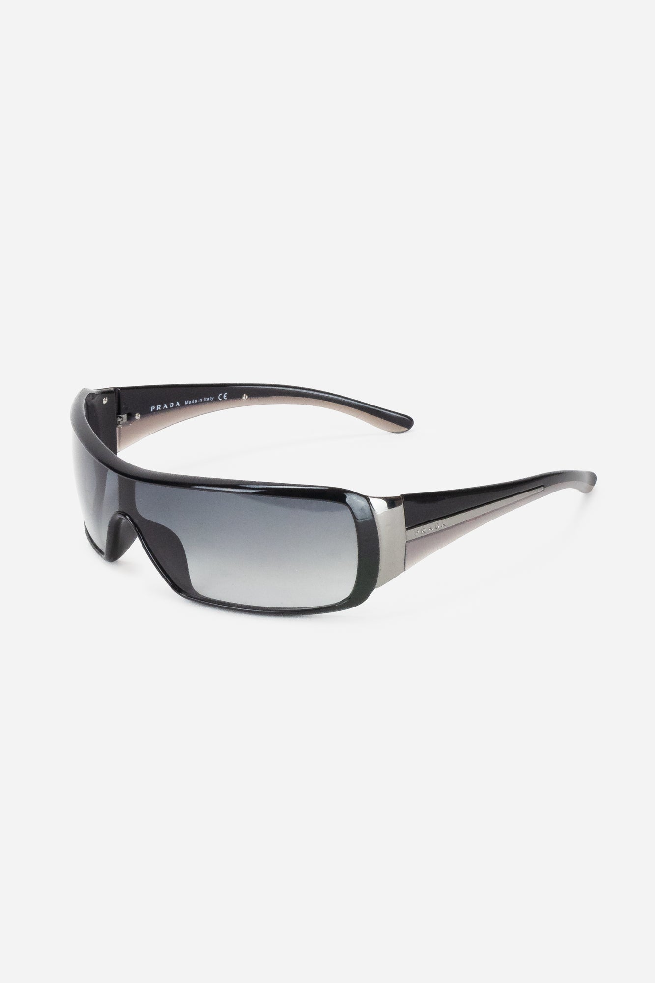 Grey and Black Gradient Shield Sunglasses