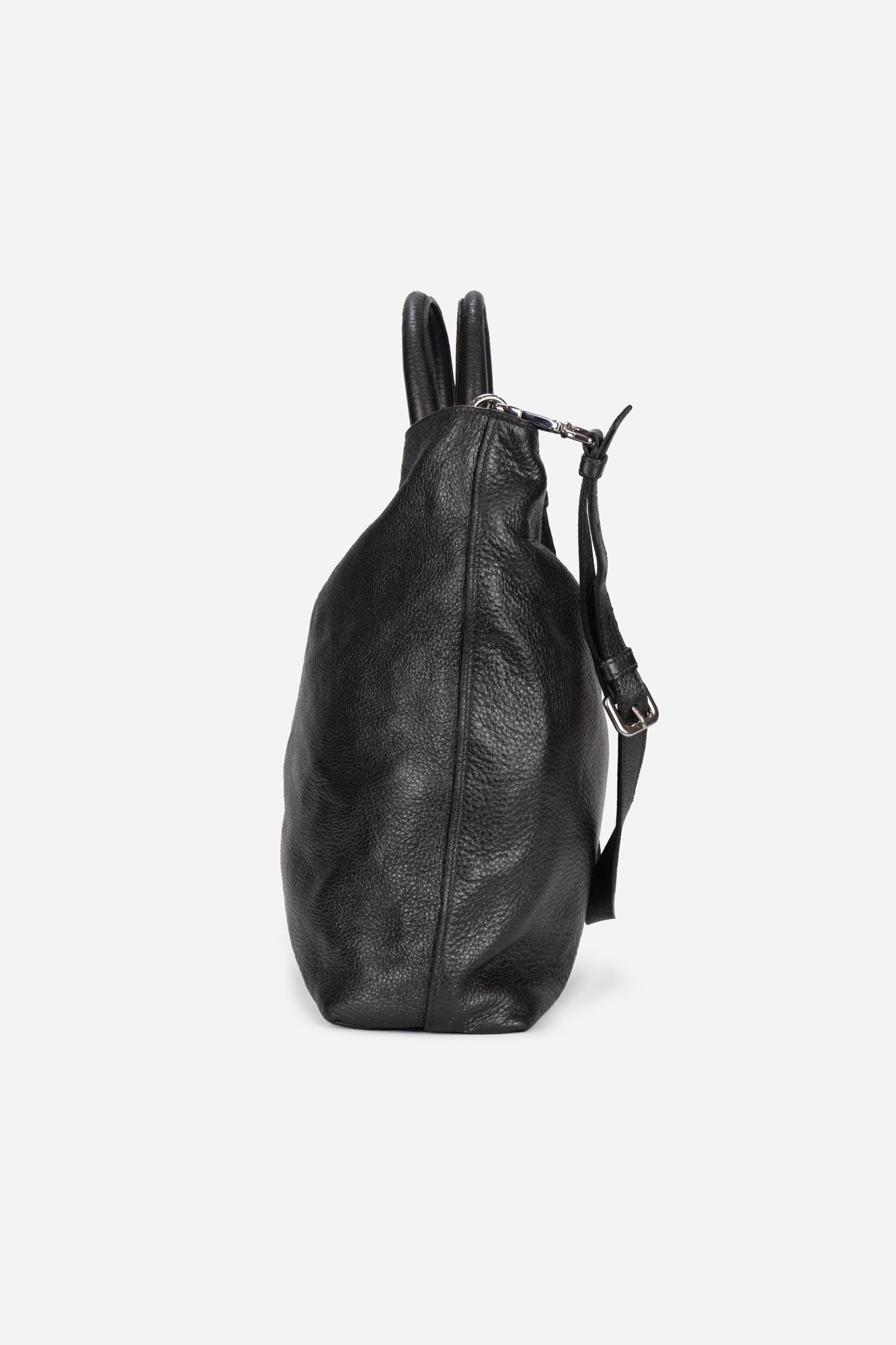 Gun Metal Convertible Shopper Tote
