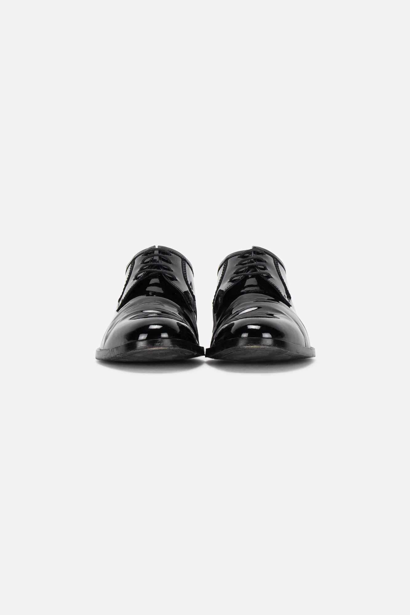 Black Patent Leather Montaigne Derby Shoes