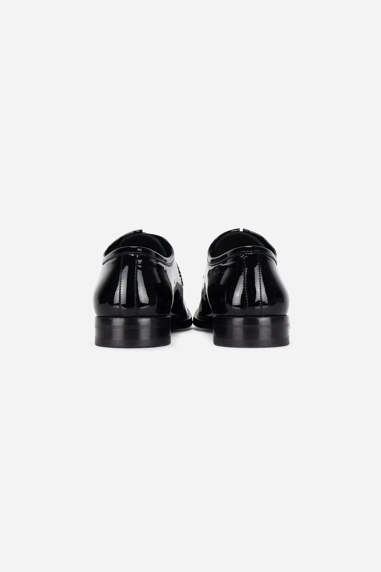 Black Patent Leather Montaigne Derby Shoes