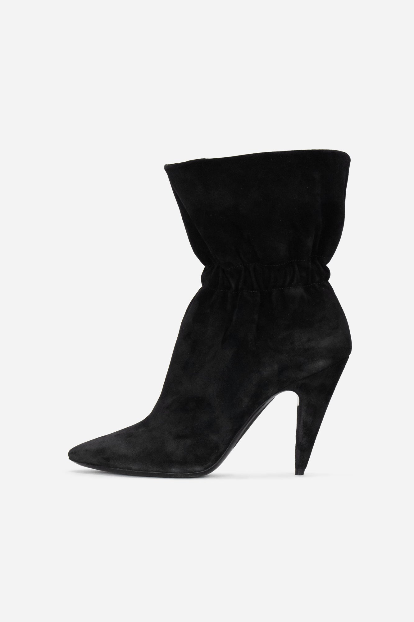 Black Suede Etienne Booties