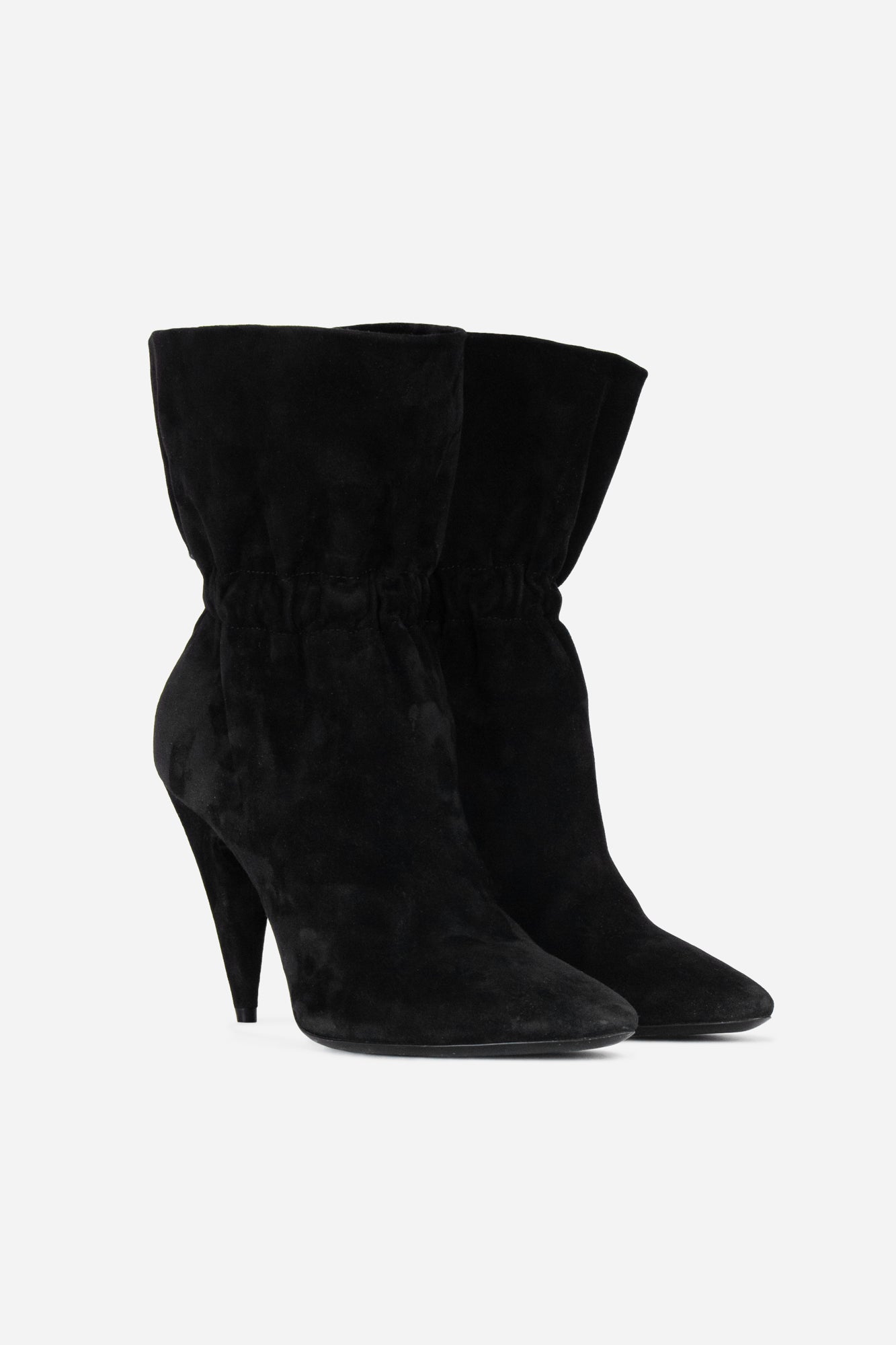 Black Suede Etienne Booties