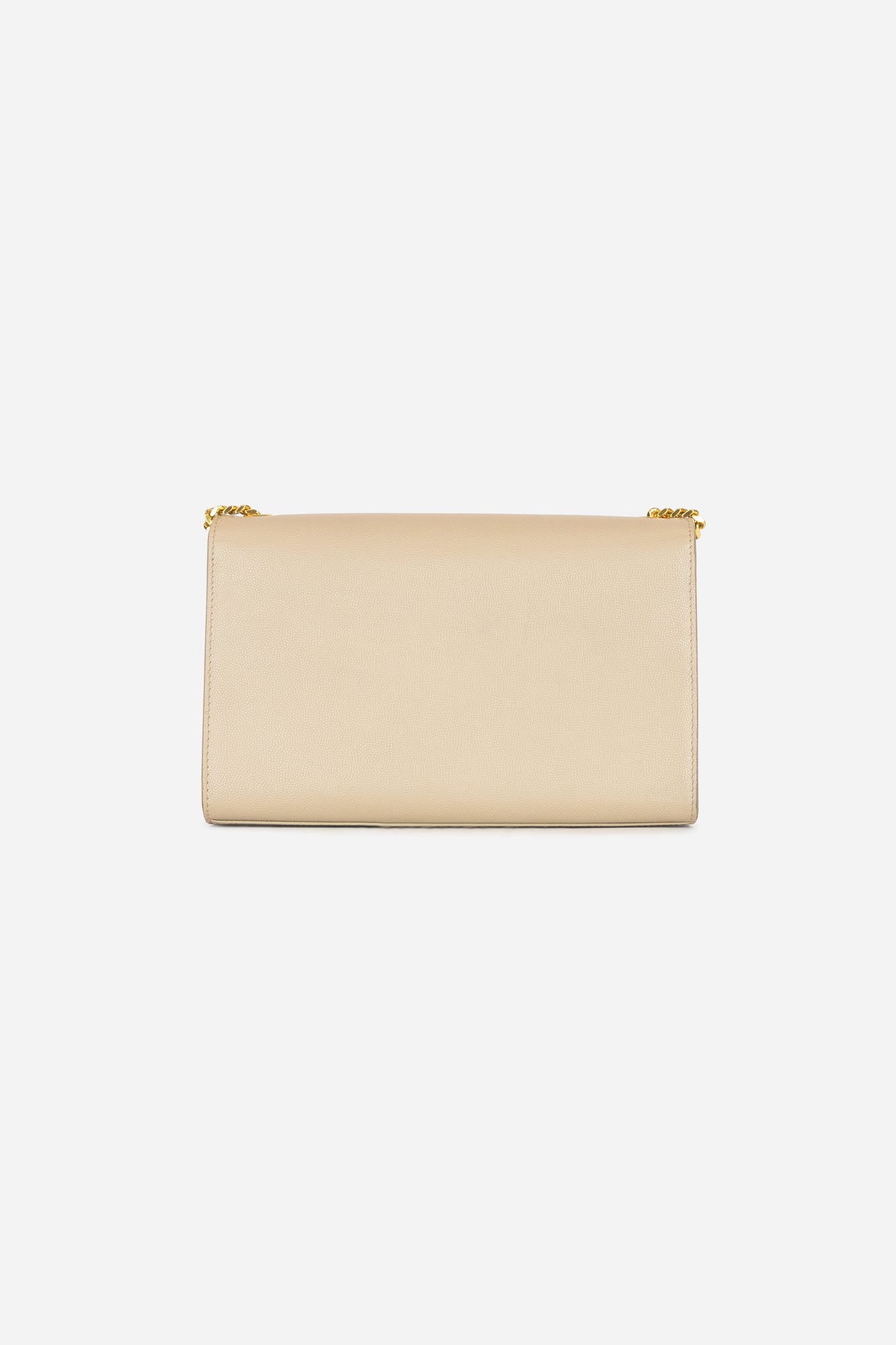 Dark Beige Kate Medium Logo Chain Bag