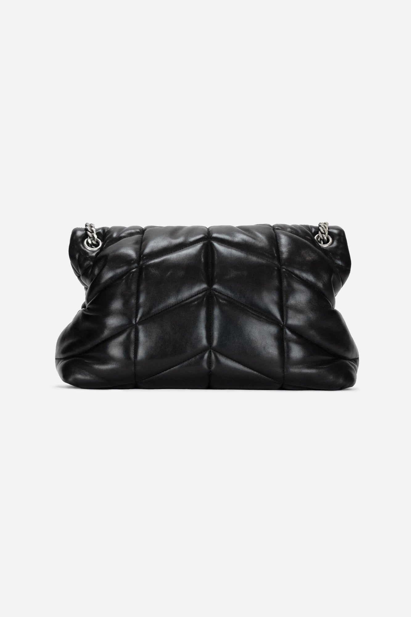 Puffer Medium Chain Bag in Quilted Lambskin