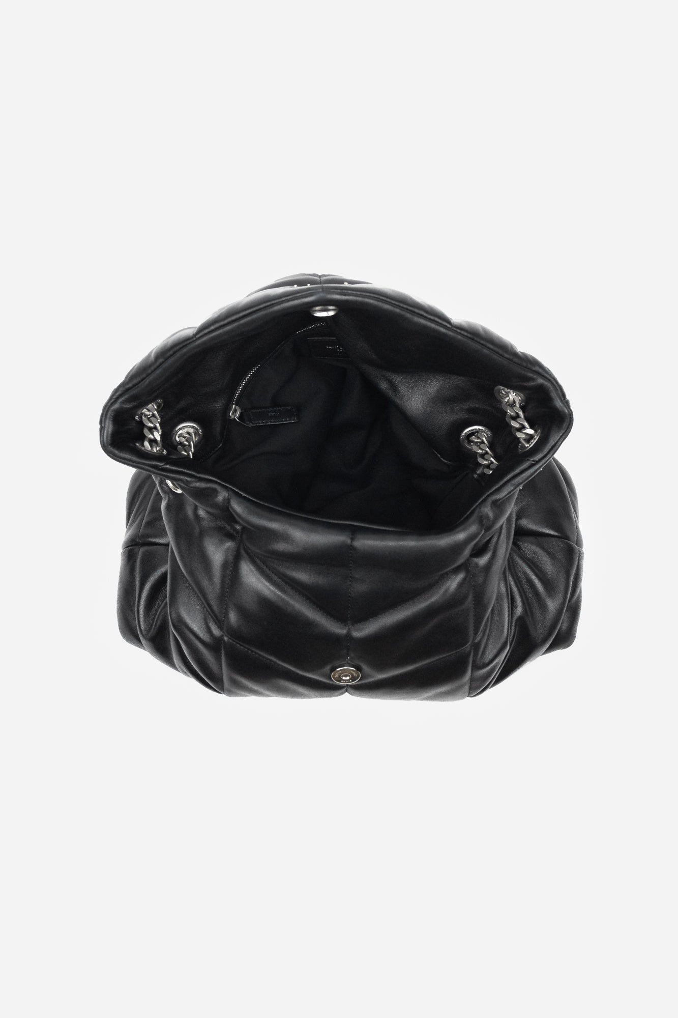 Puffer Medium Chain Bag in Quilted Lambskin