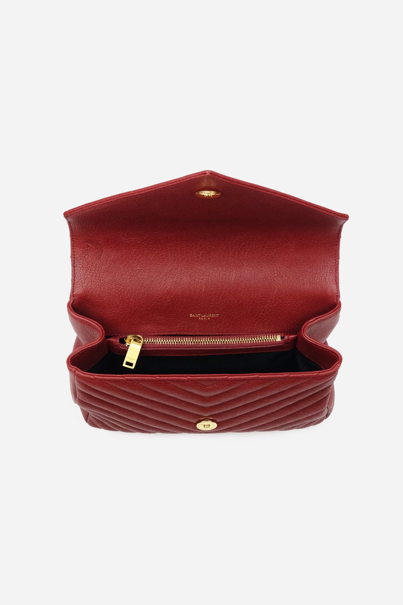 Red Chevron College Medium Crossbody