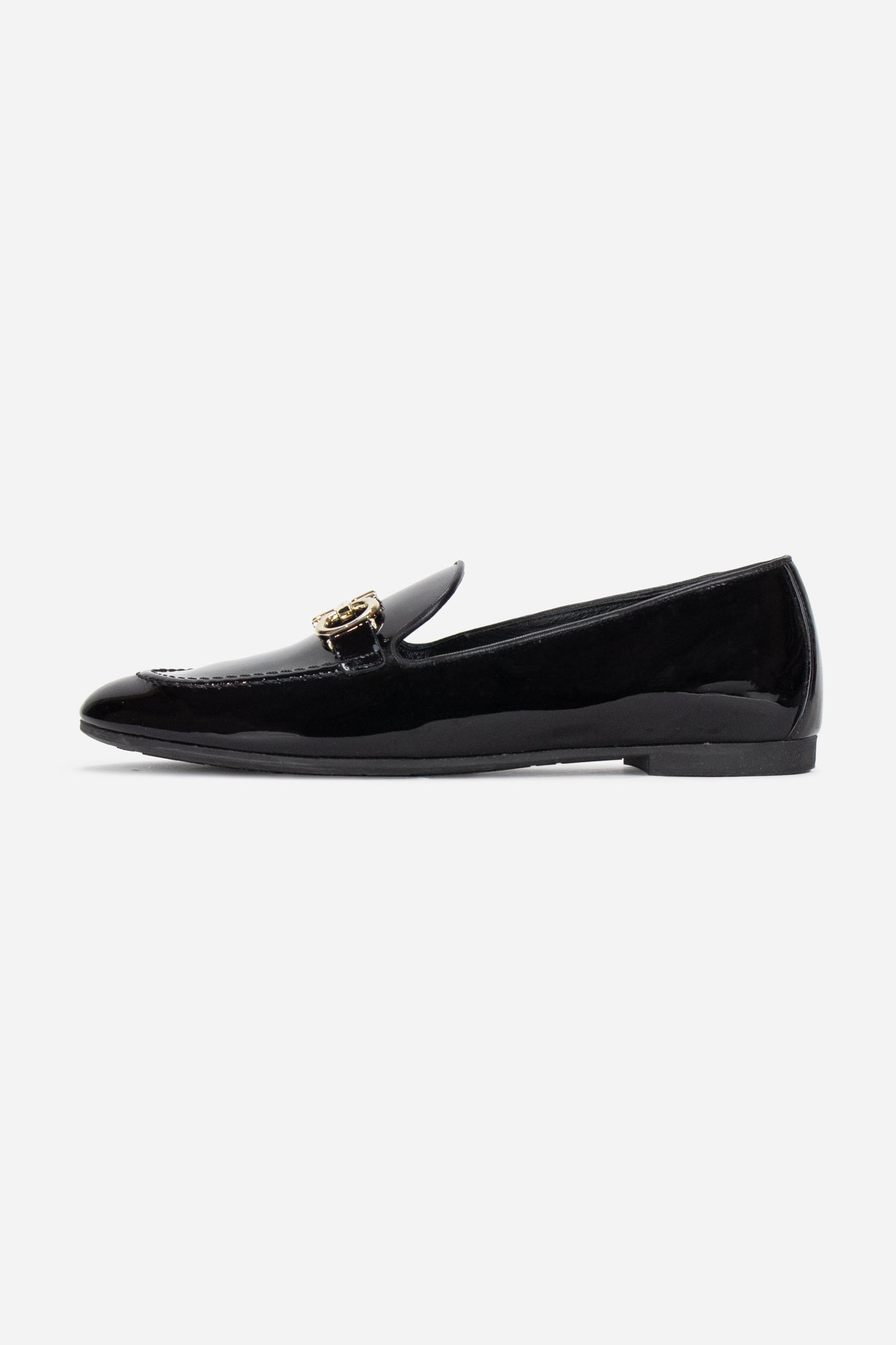 Black Patent Leather Loafer