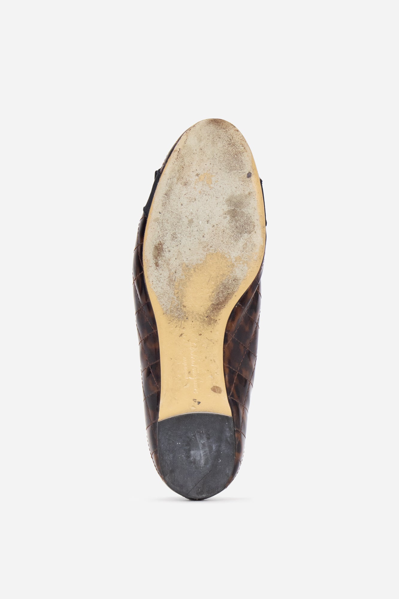 Patent Leather Leopard Print Flats