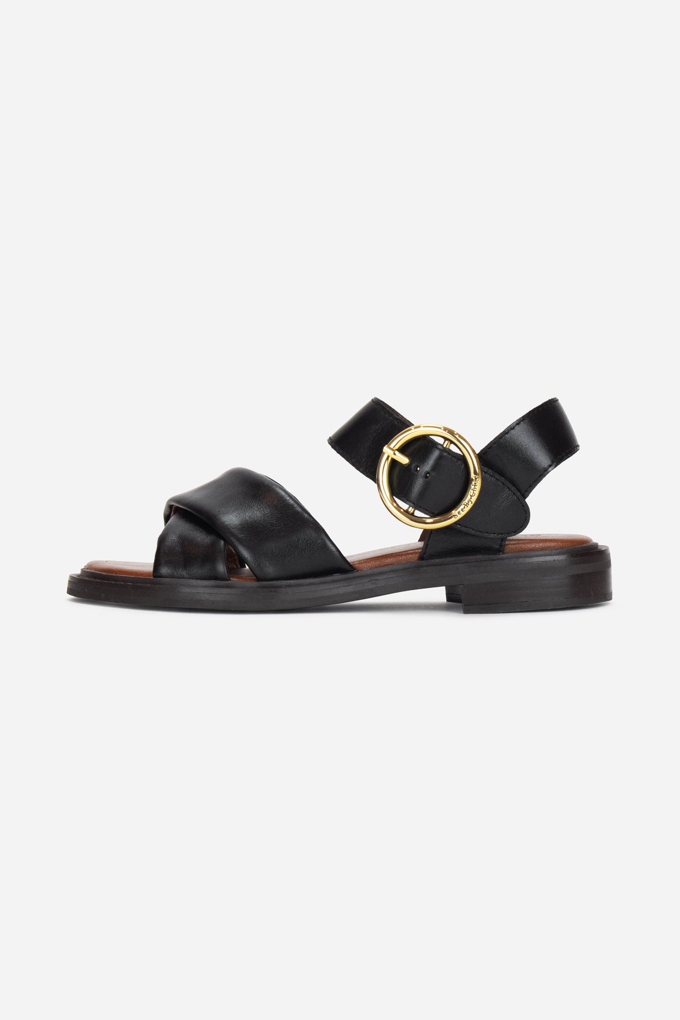 Black Lyna Sandals