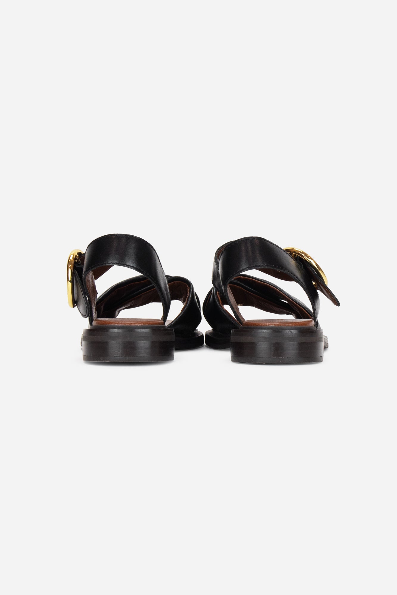 Black Lyna Sandals