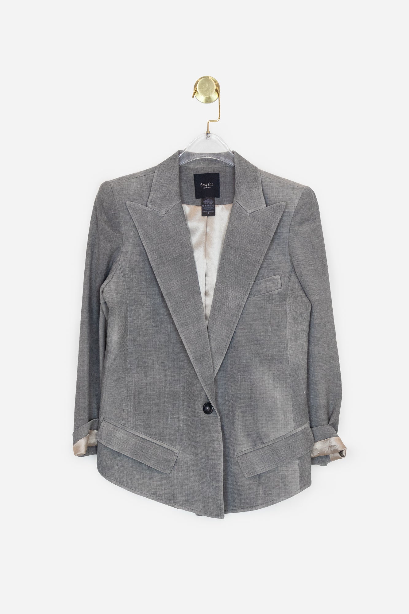 Light Grey Tailored Blazer
