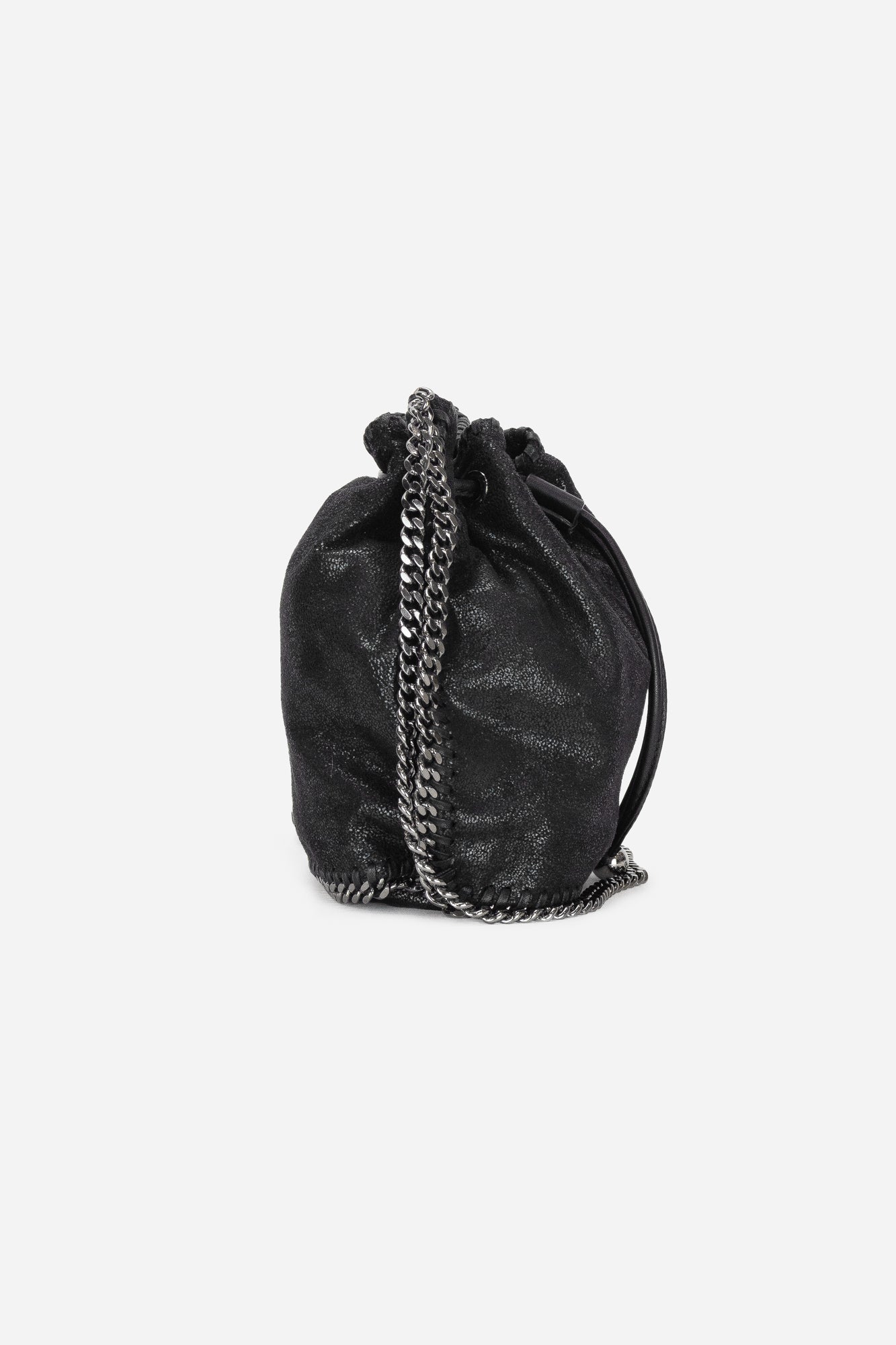 Black Falabella Bucket Bag