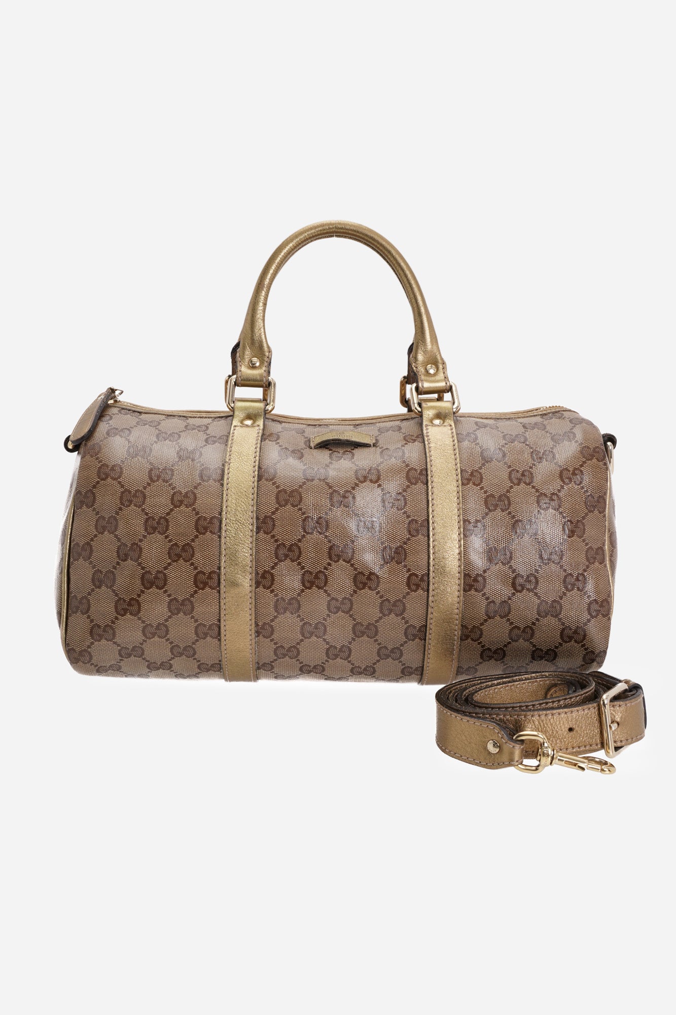 GG Crystal Boston Bag