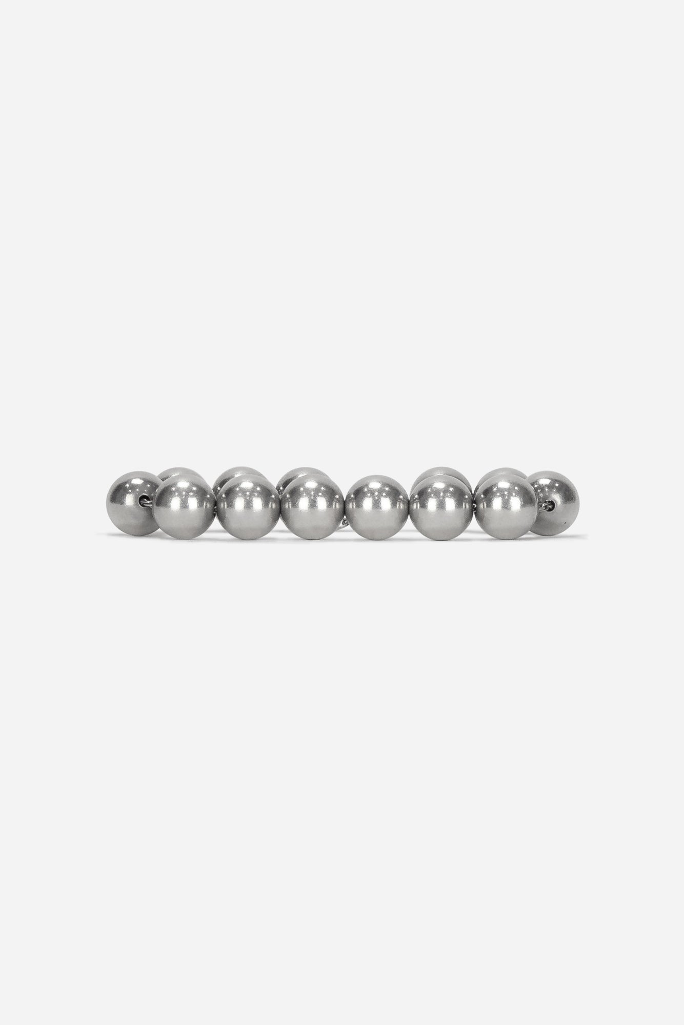 Silver Hardwear 10mm Ball Bracelet