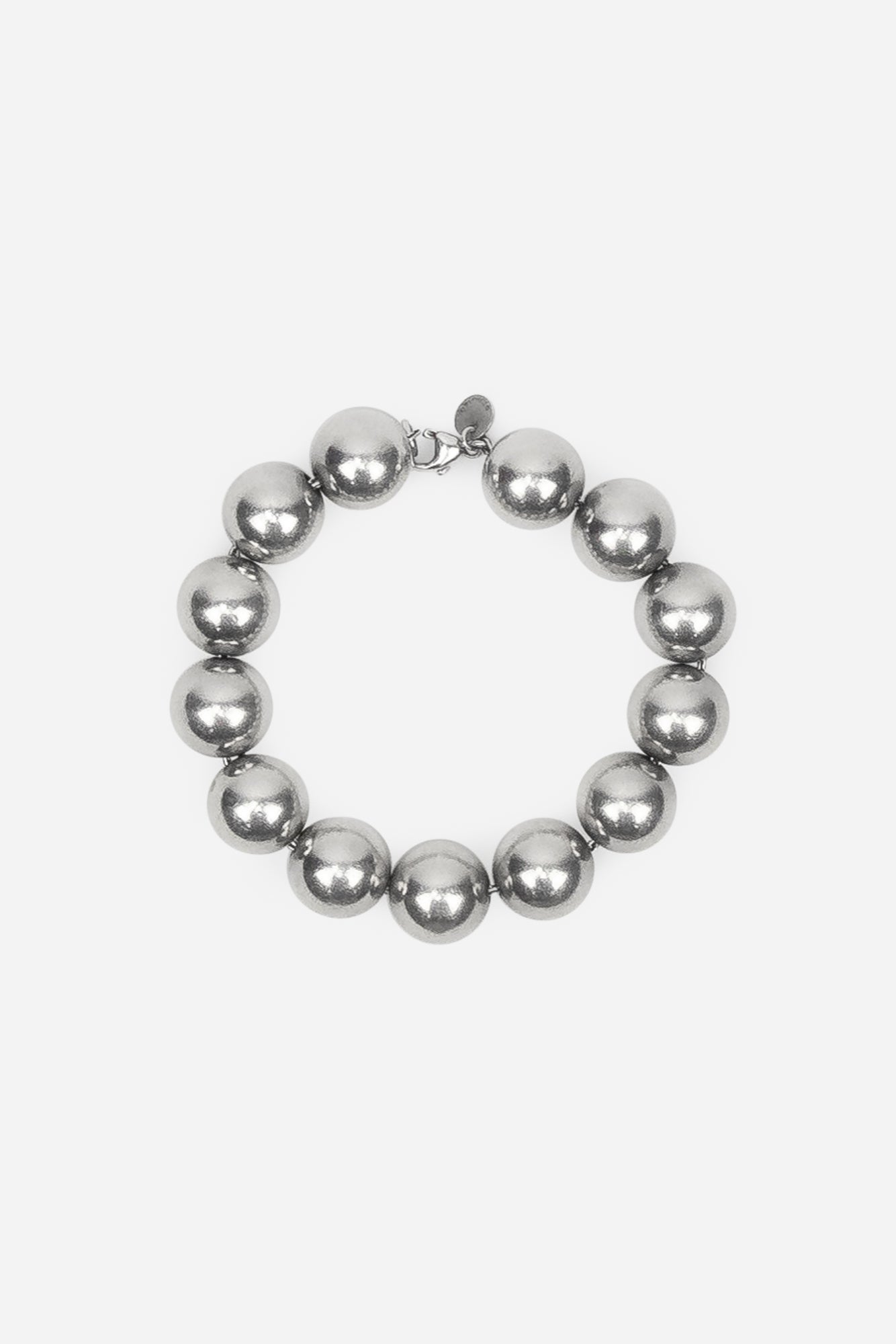 Silver Hardwear 10mm Ball Bracelet