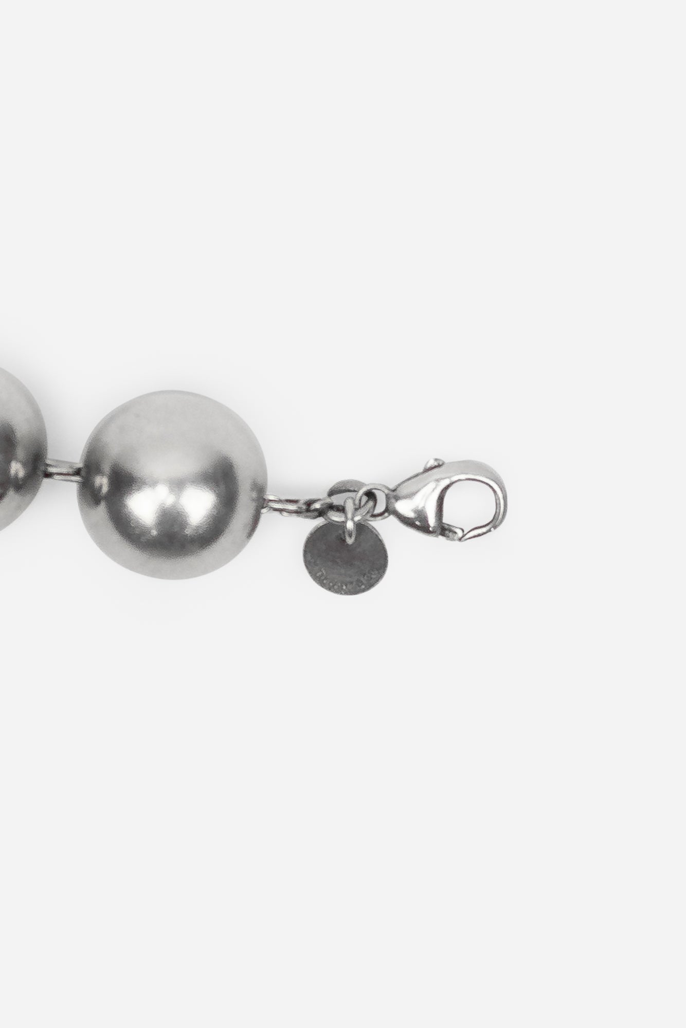 Silver Hardwear 10mm Ball Bracelet