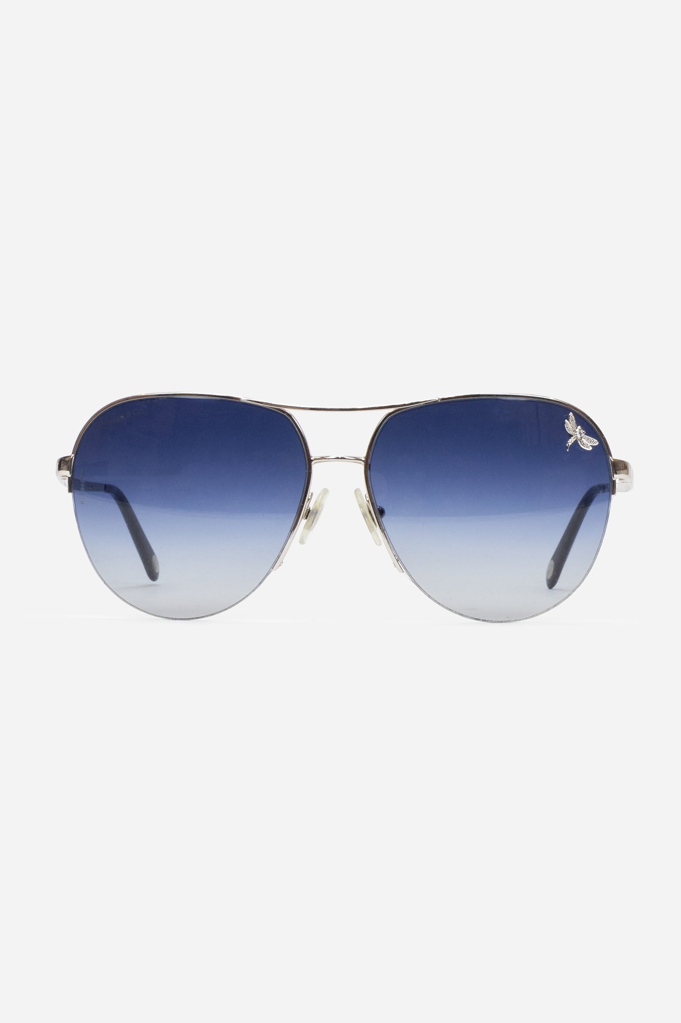 Blue Gradient Aviator Sunglasses