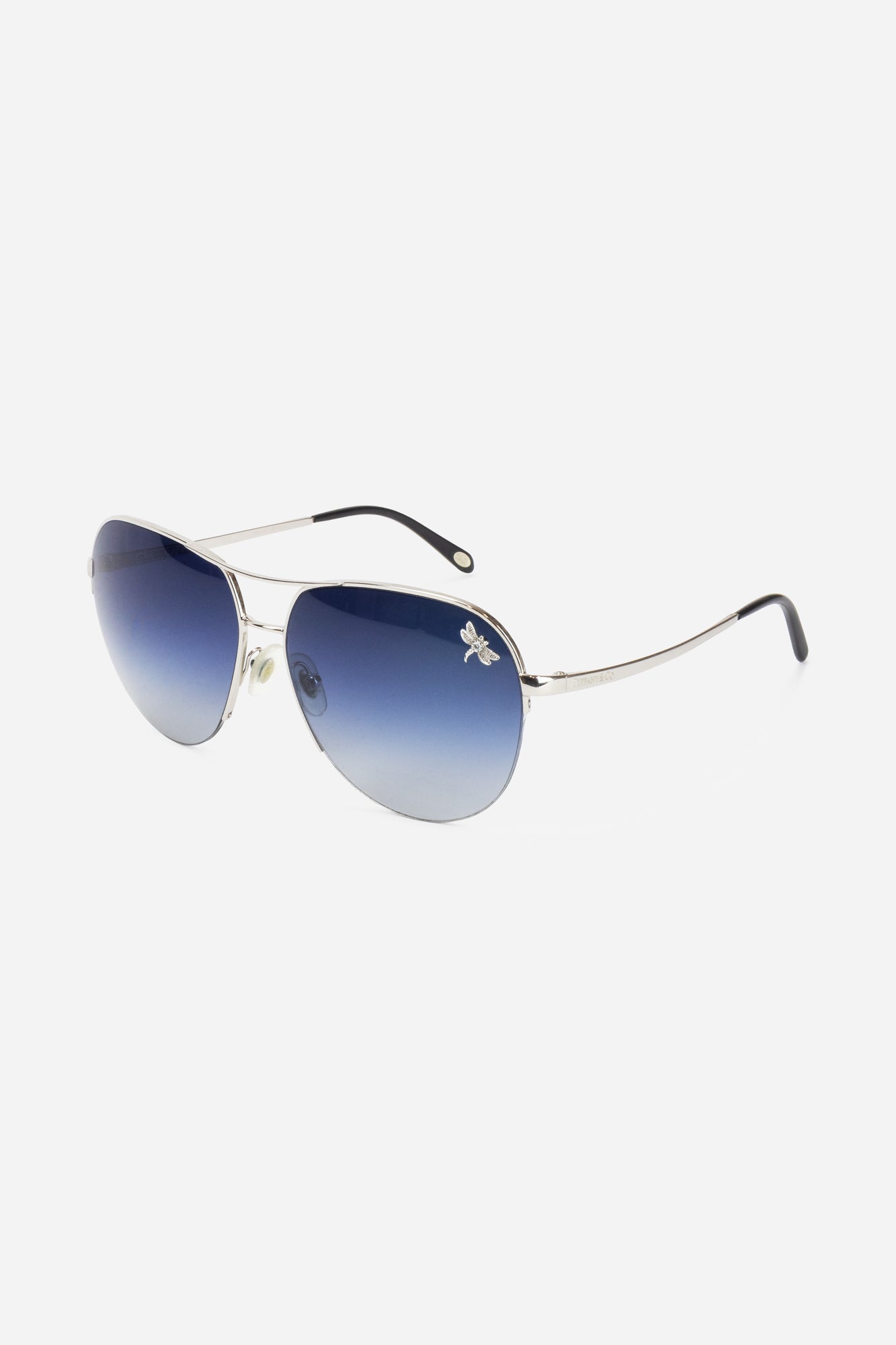 Blue Gradient Aviator Sunglasses