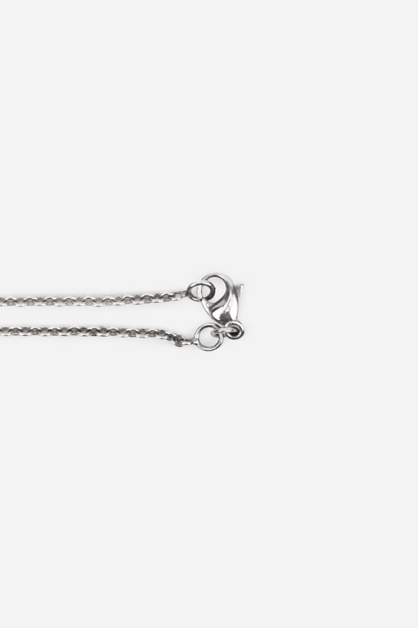 Silver Triple Round Disc Drop Pendant Necklace