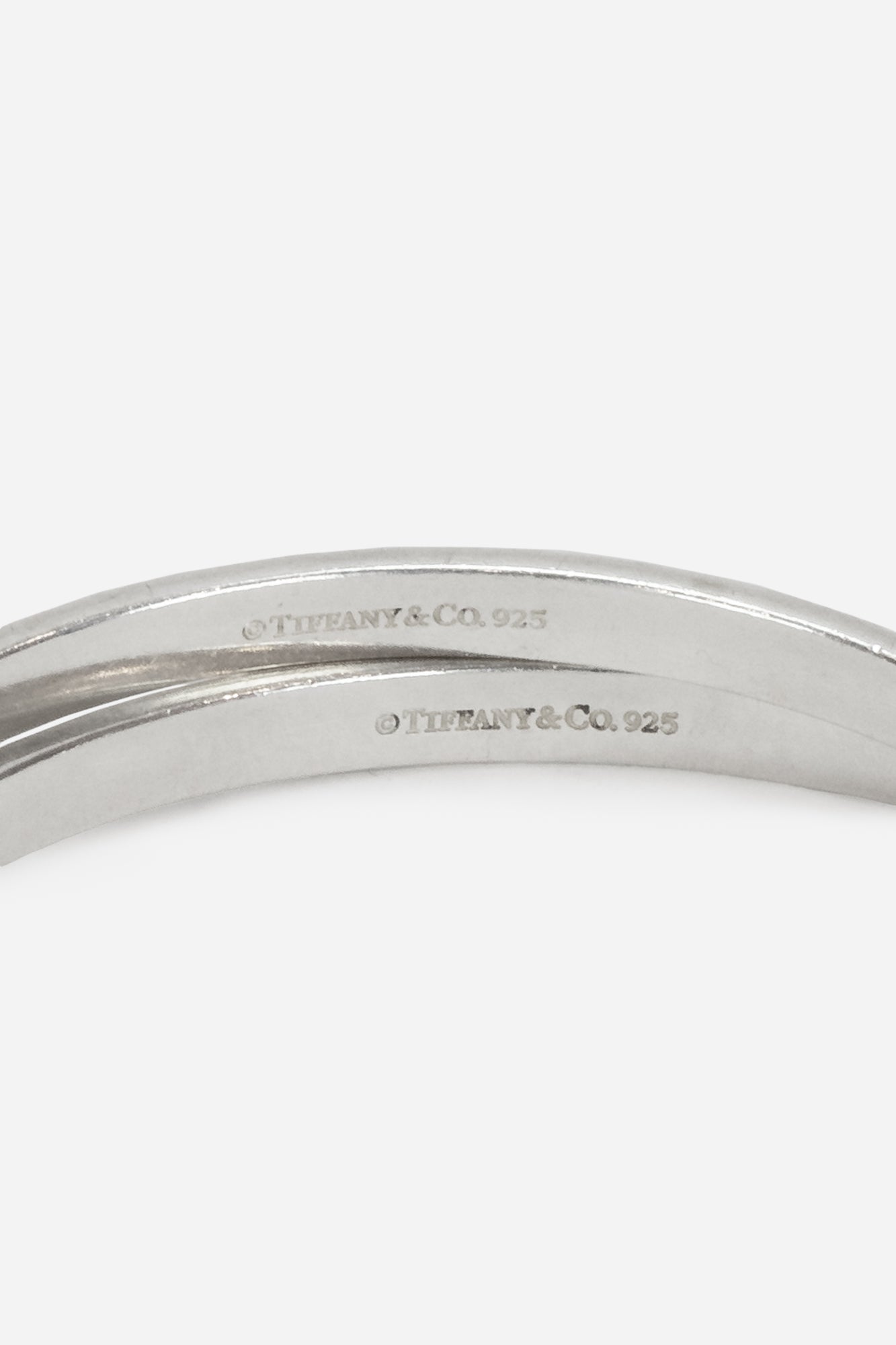 Sterling Silver Interlocking Circle Bangle