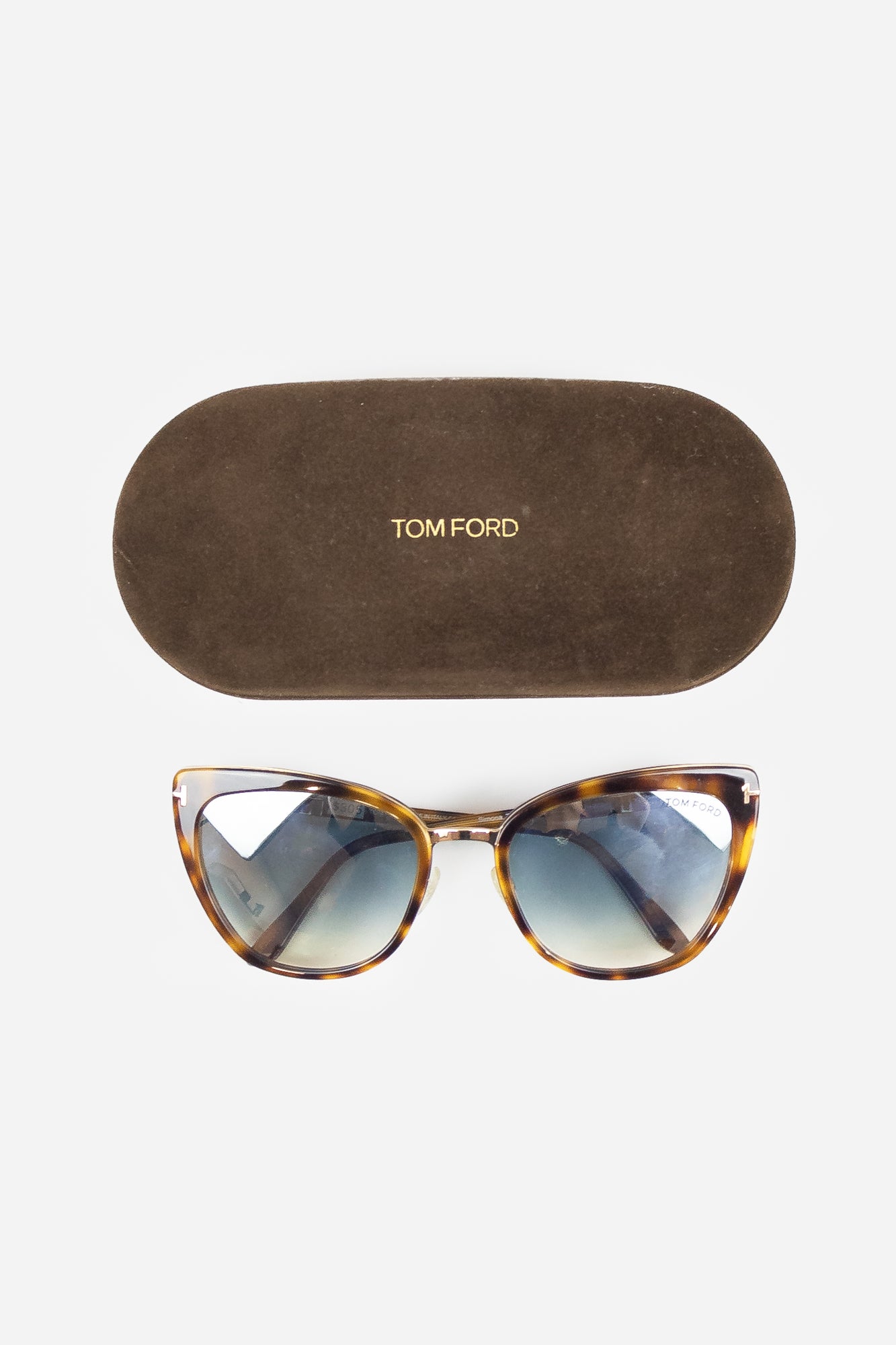 Blonde Havana Cat Eye Sunglasses