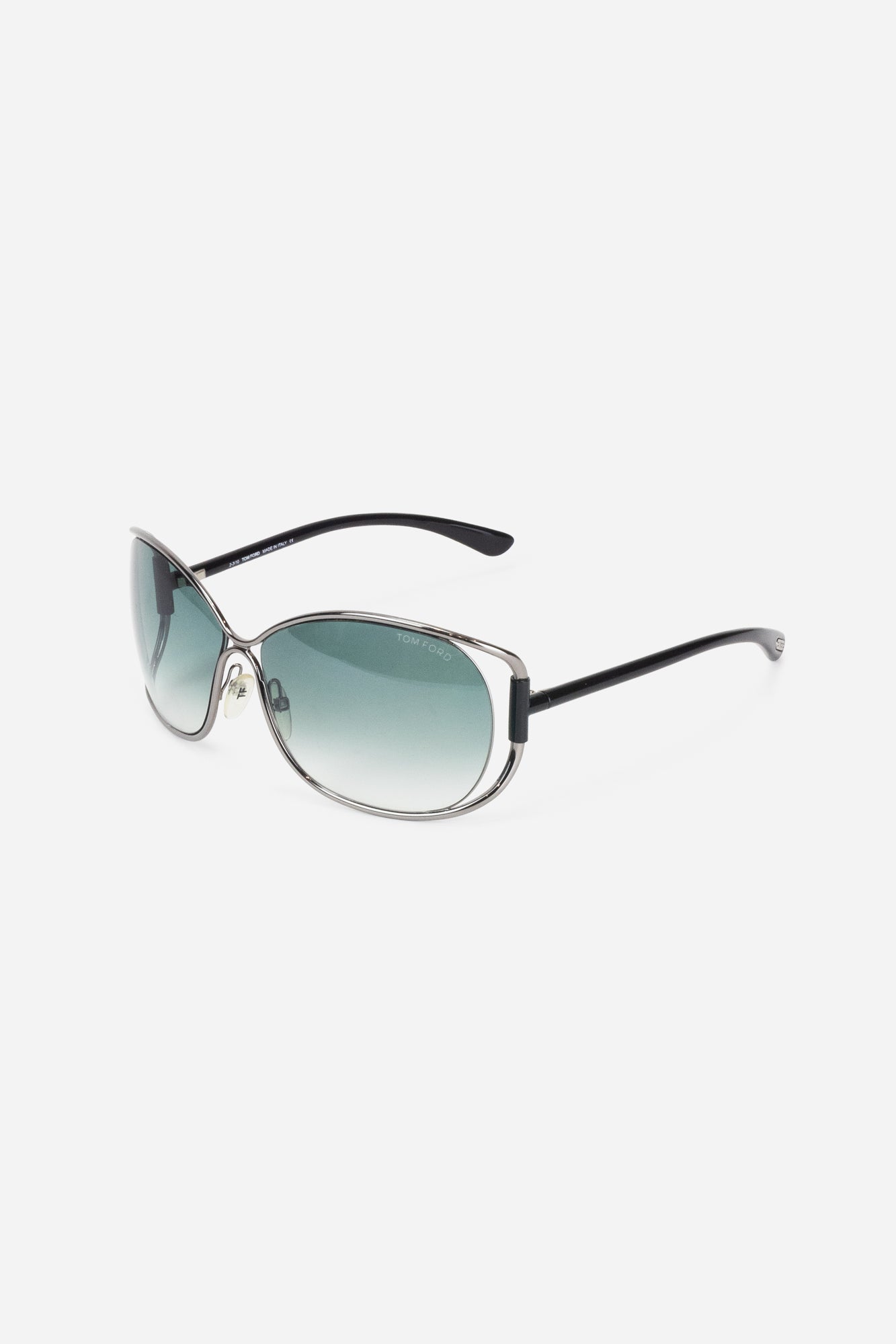 Blue Gradient Lens Eugenia Square Sunglasses