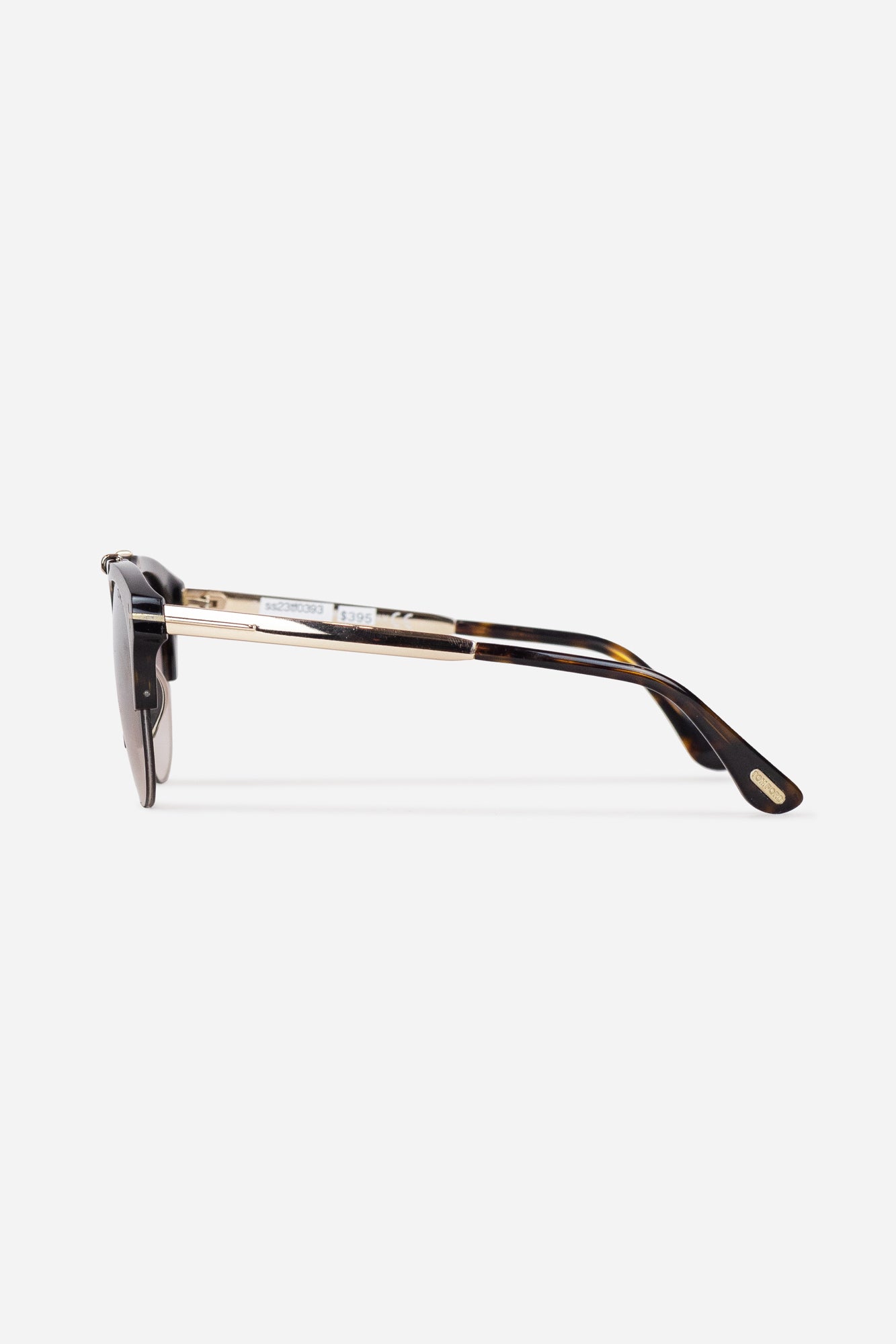 Brown Tortoise Round Frame Gradient Lens Sunglasses