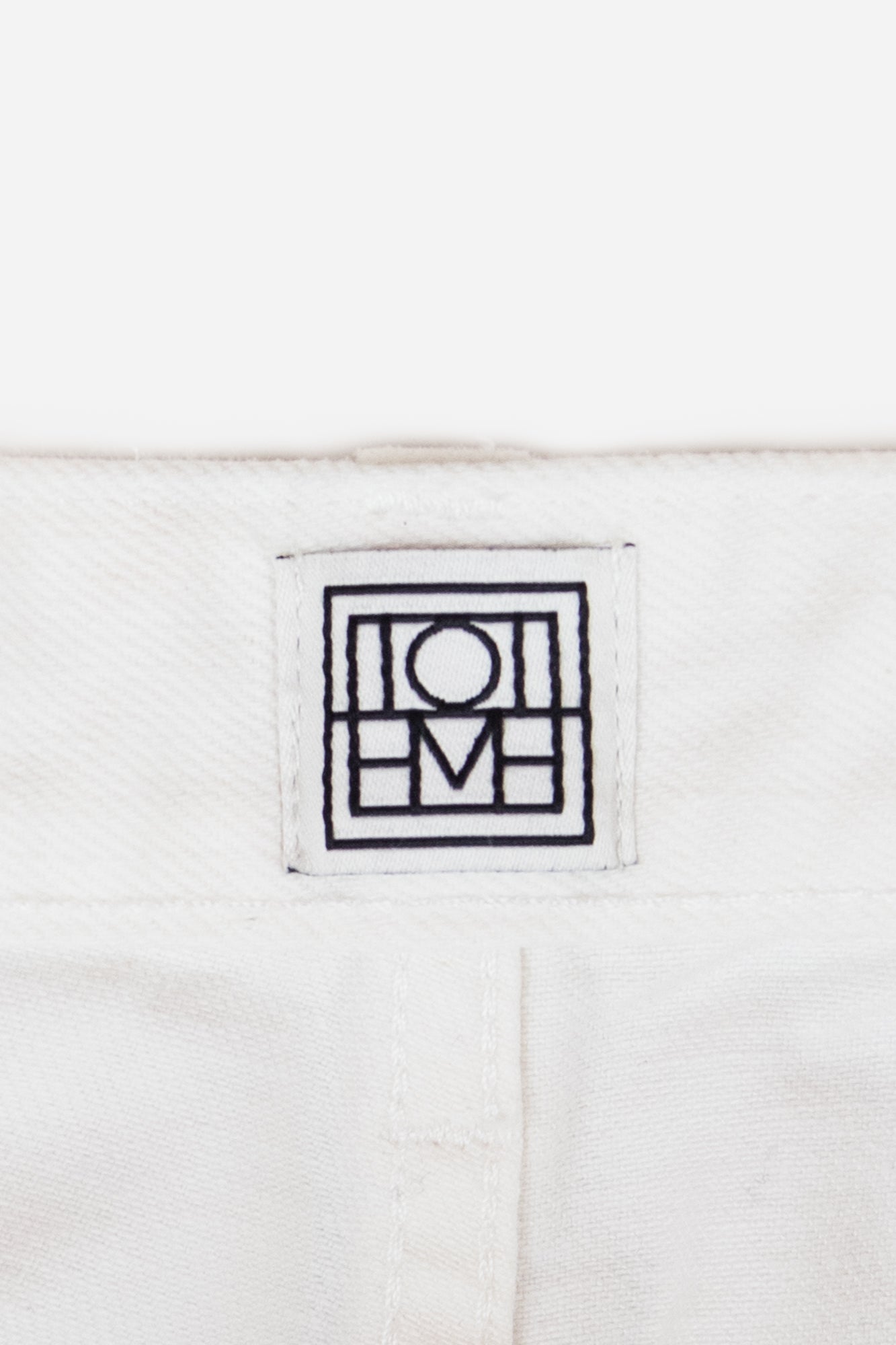 White Denim Straight Leg Jeans
