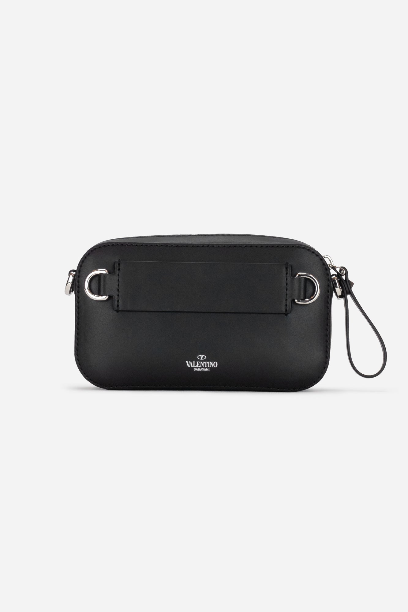 Black Small VLTN Leather Crossbody Bag
