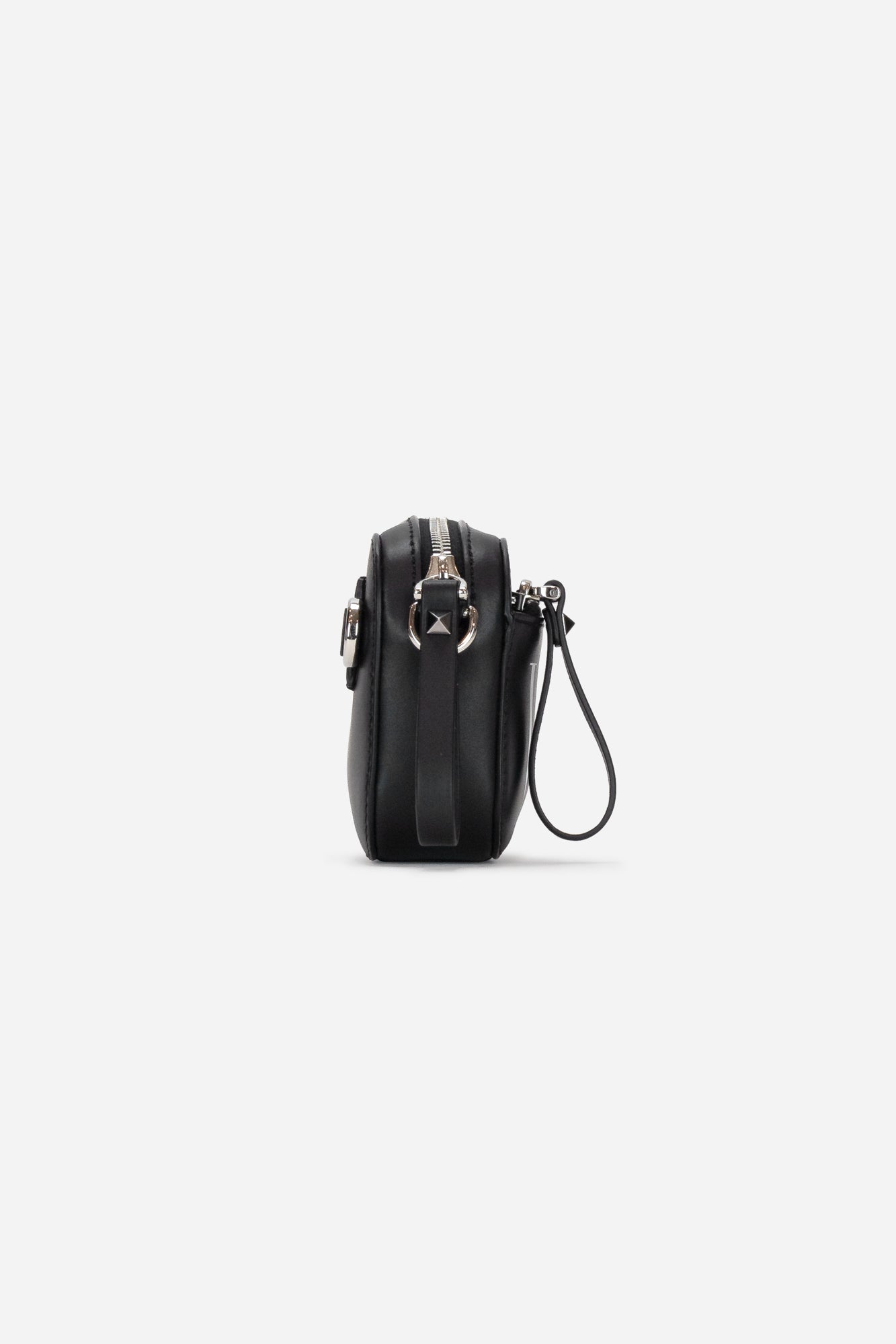 Black Small VLTN Leather Crossbody Bag