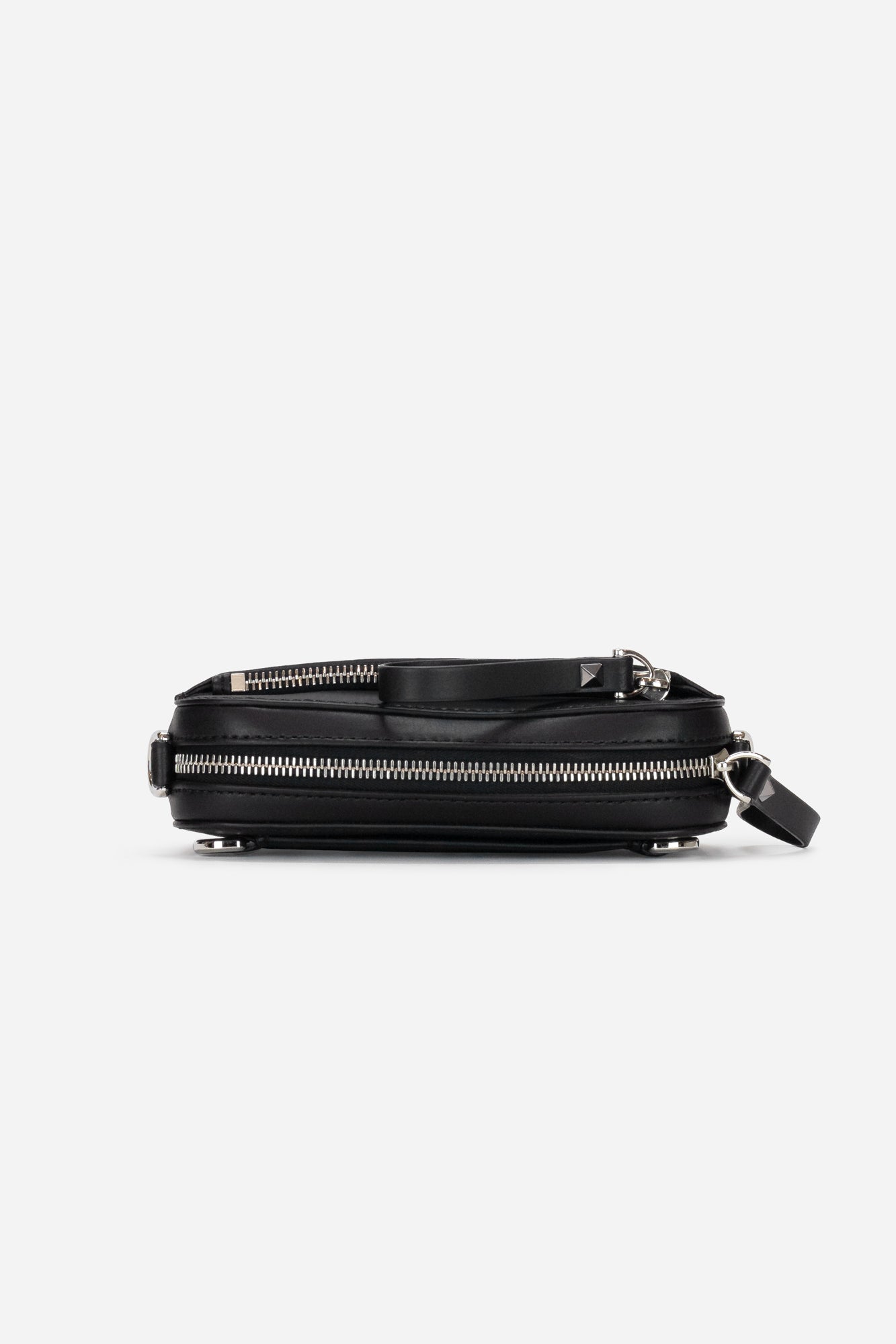 Black Small VLTN Leather Crossbody Bag