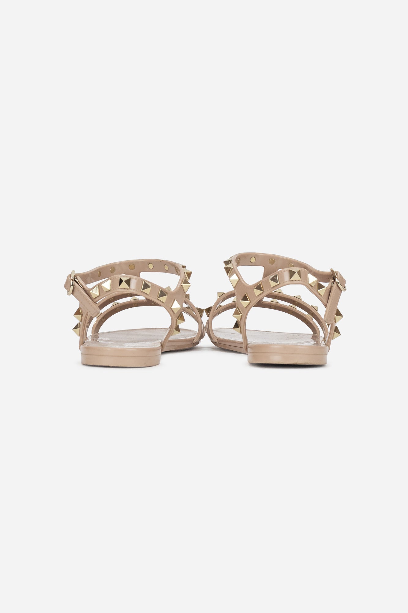 Nude Rubber Rockstud Sandal
