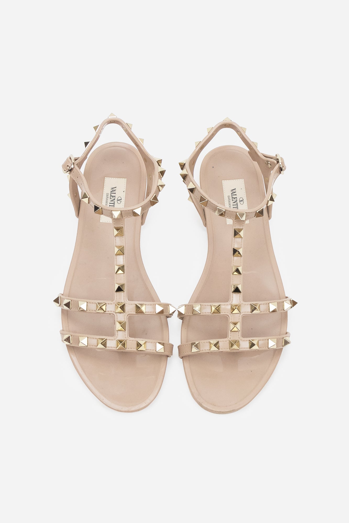 Nude Rubber Rockstud Sandal