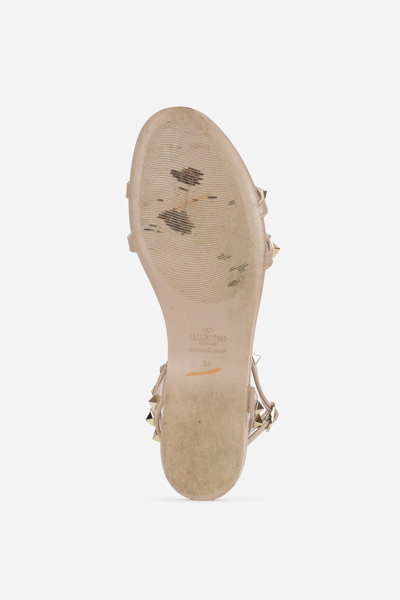 Nude Rubber Rockstud Sandal