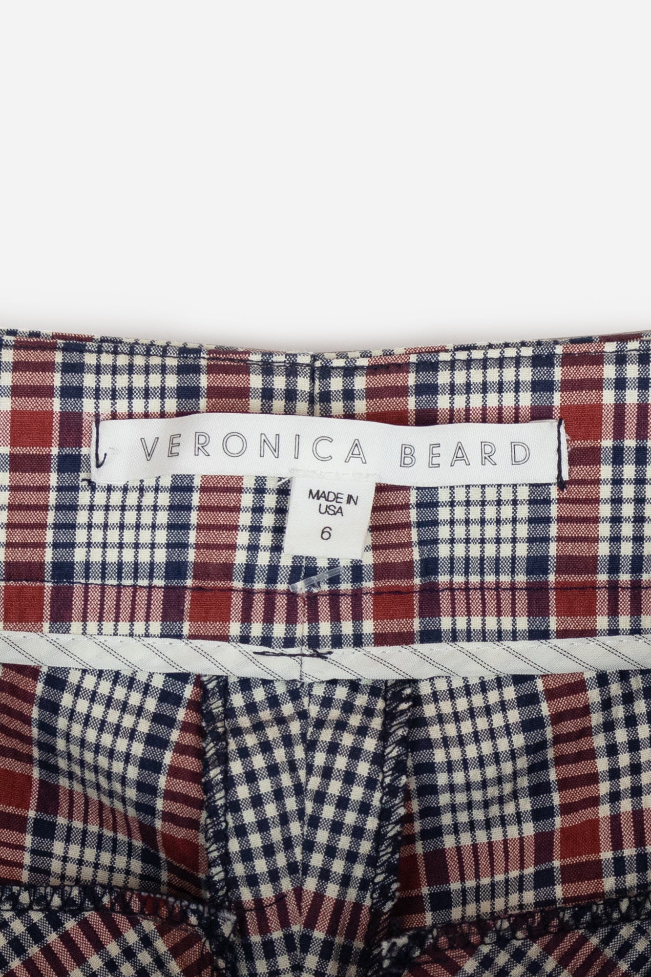 Multi Plaid Slim Tailored Trouser