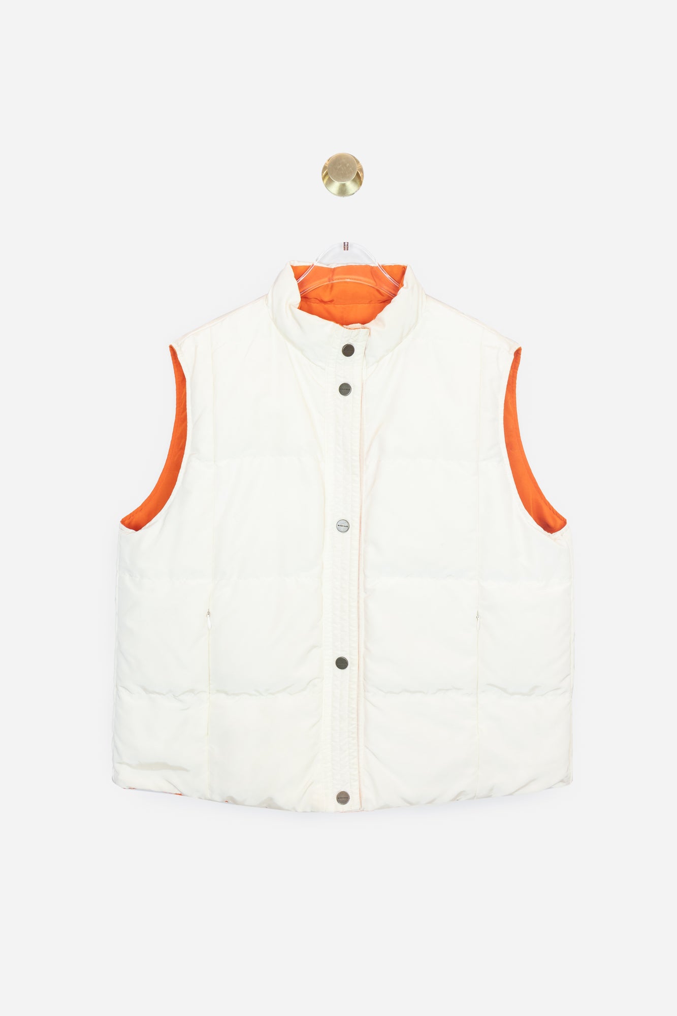 Orange and Cream Reversible Vest