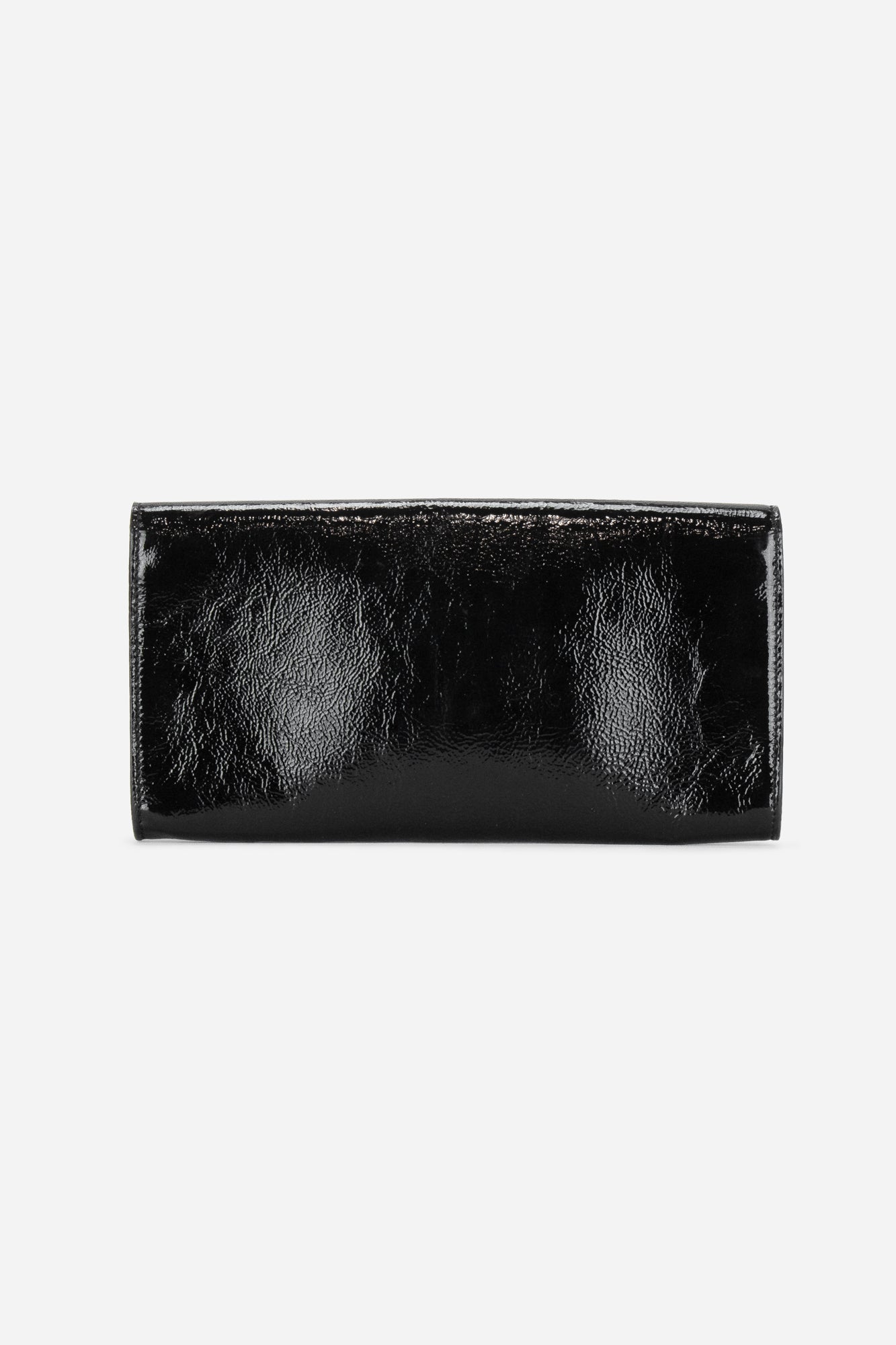 Black Patent Belle De Jour Envelope Clutch