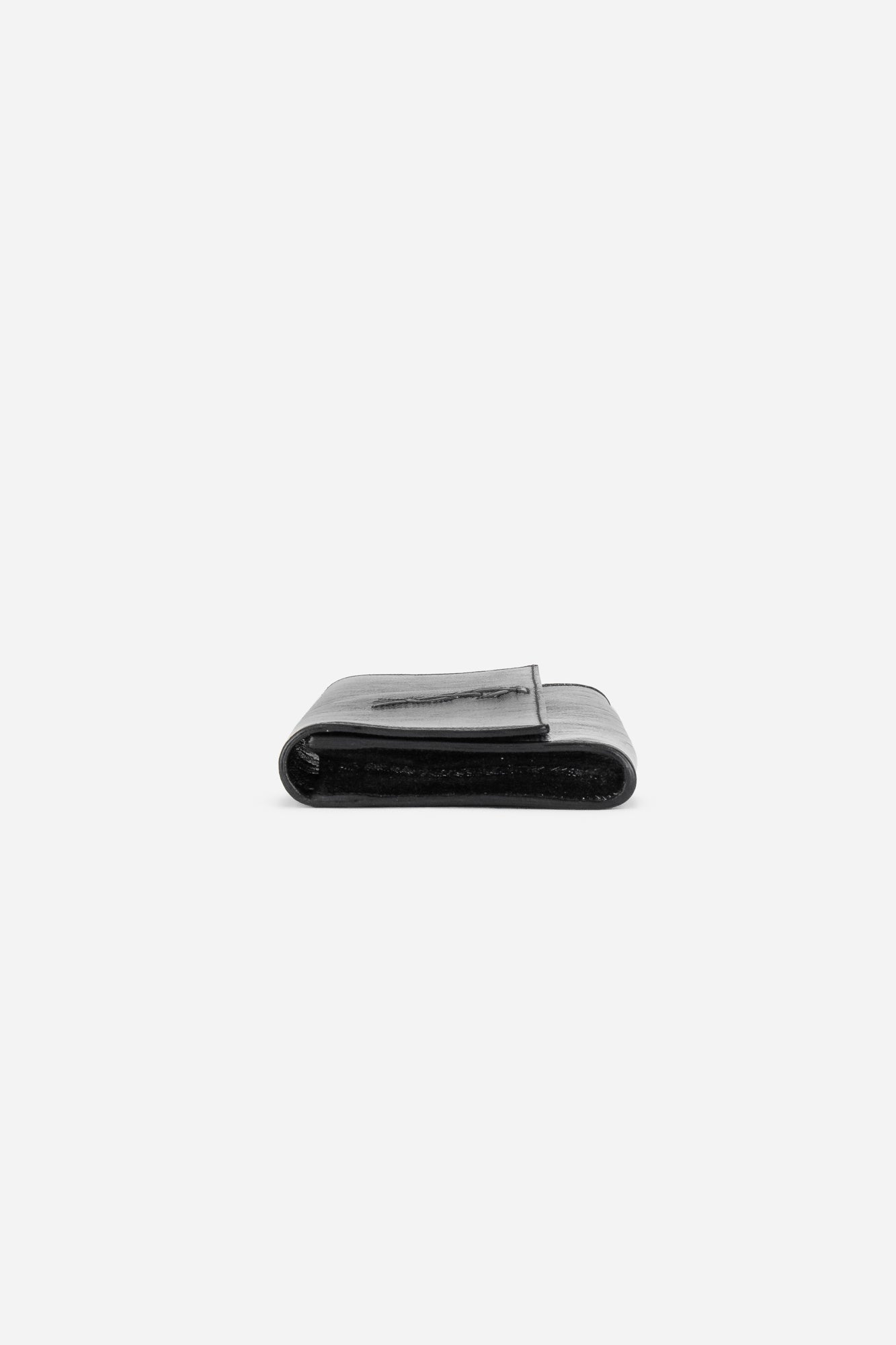 Black Patent Belle De Jour Envelope Clutch