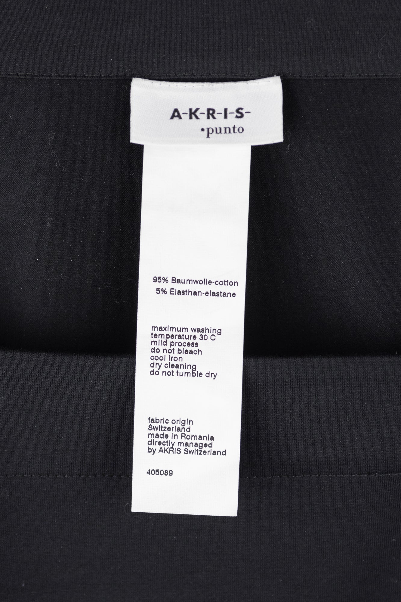 Black Squared Neck T-Shirt