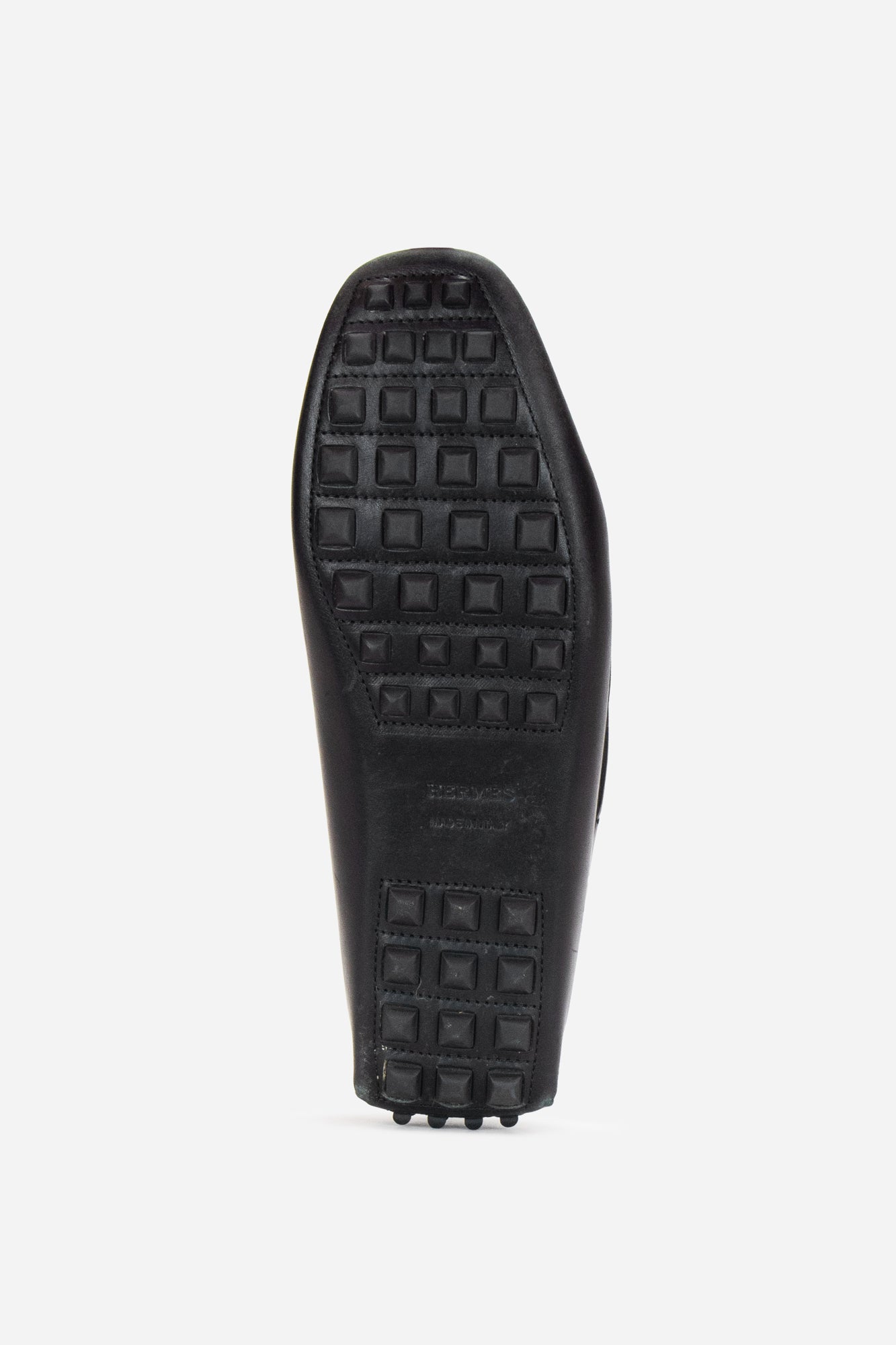 Black Leather Rivale Loafers