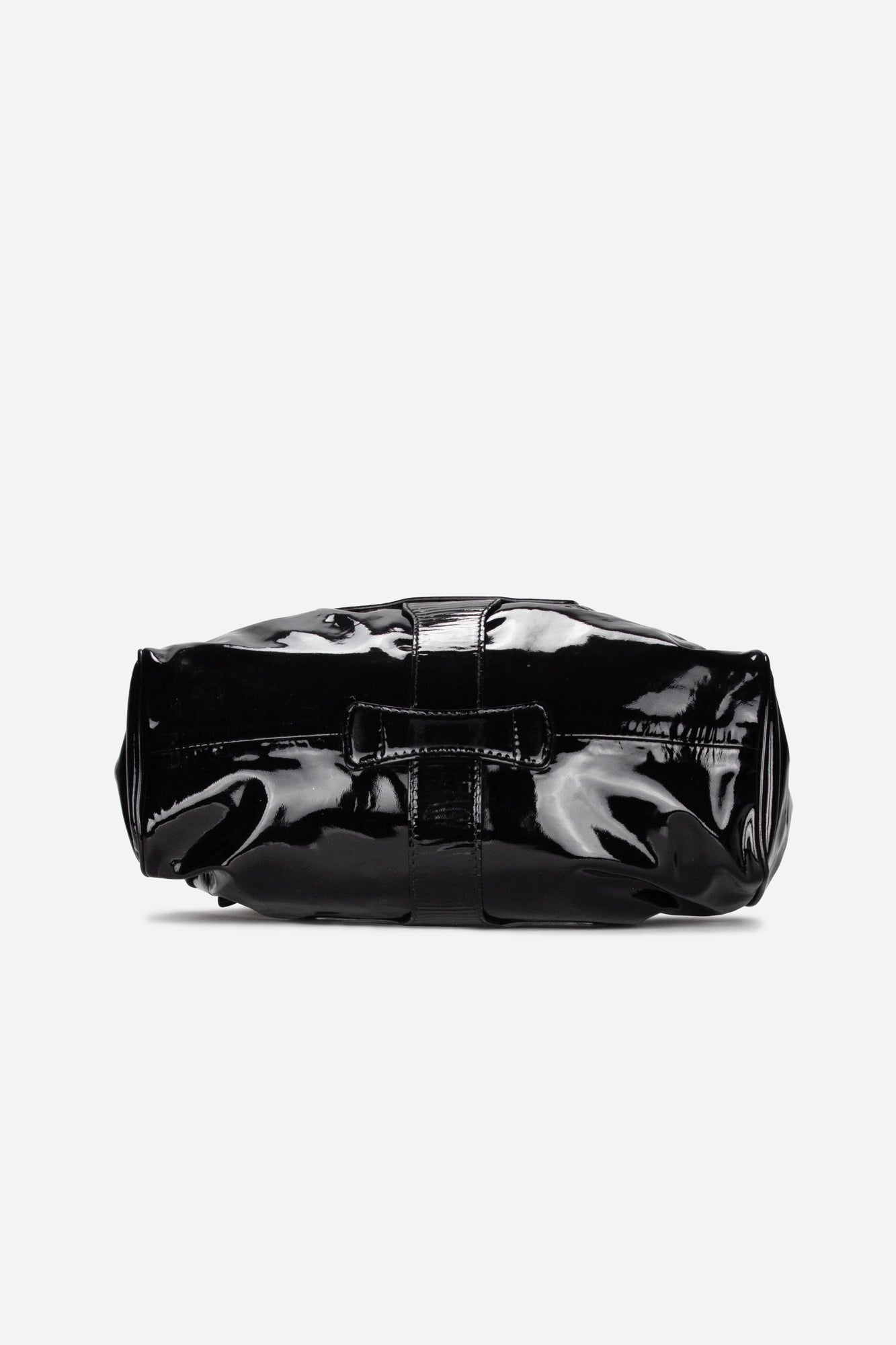 Black Patent Leather Ramona Shoulder Bag - So Over It Luxury Consignment
