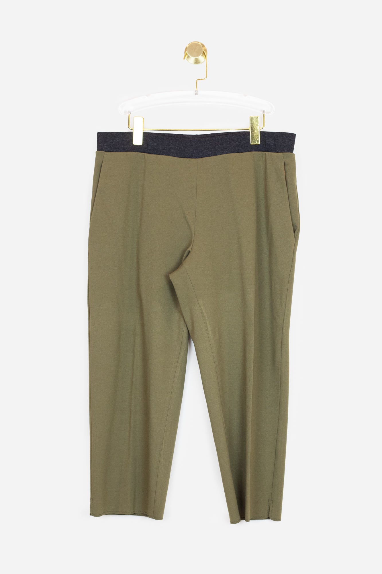 Olive Green Trousers - So Over It Luxury Consignment