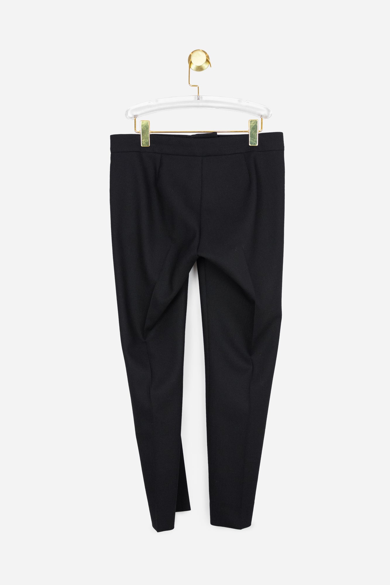 Black Slim Tailored Trousers - So Over It Luxury Consignment