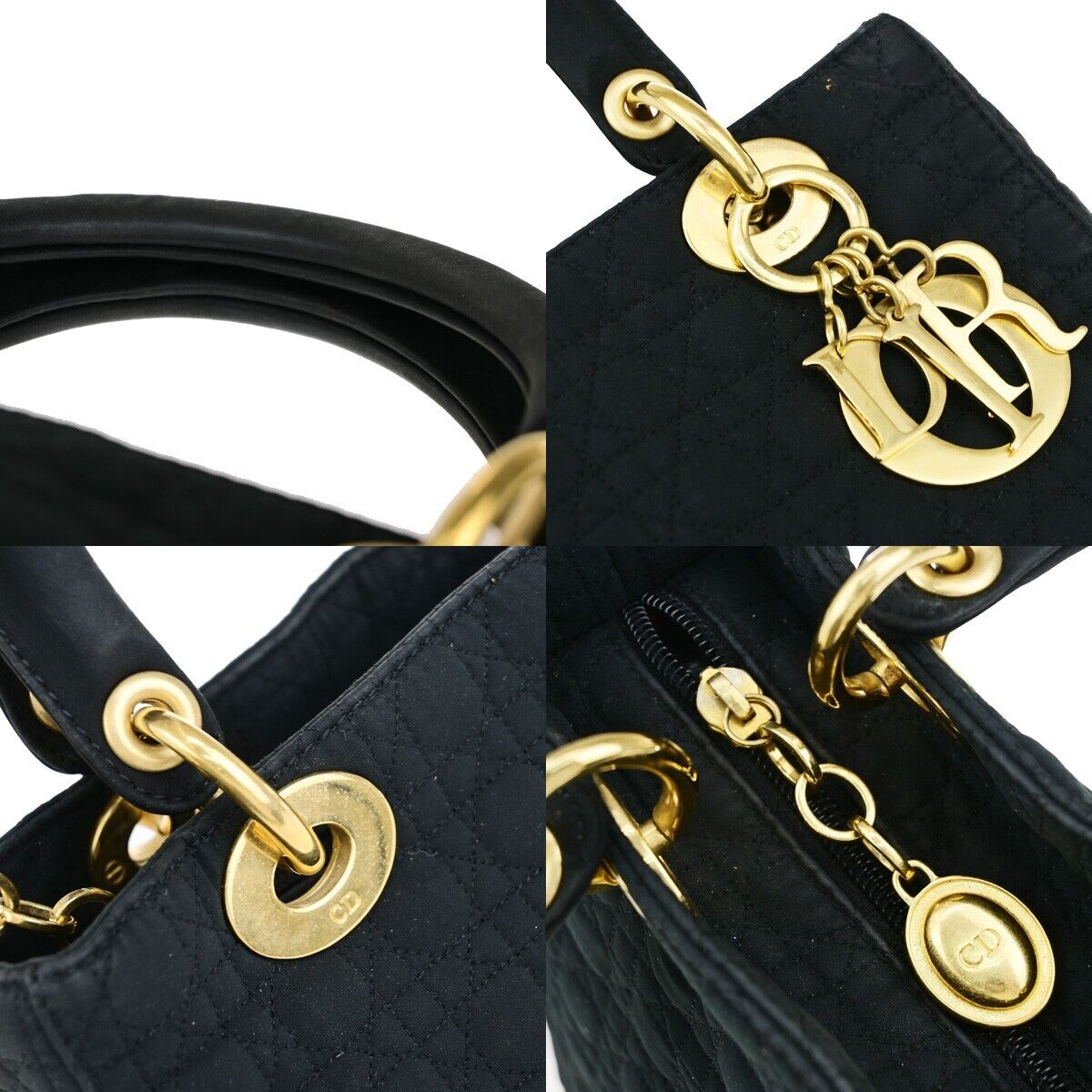 Black Nylon Lady Dior Bag