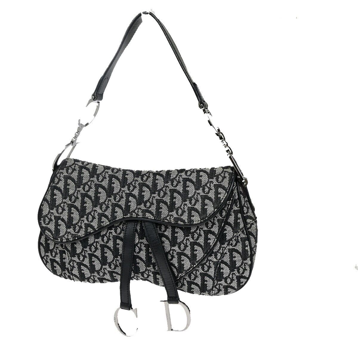 Double Saddle Oblique Diorissimo Shoulder Bag