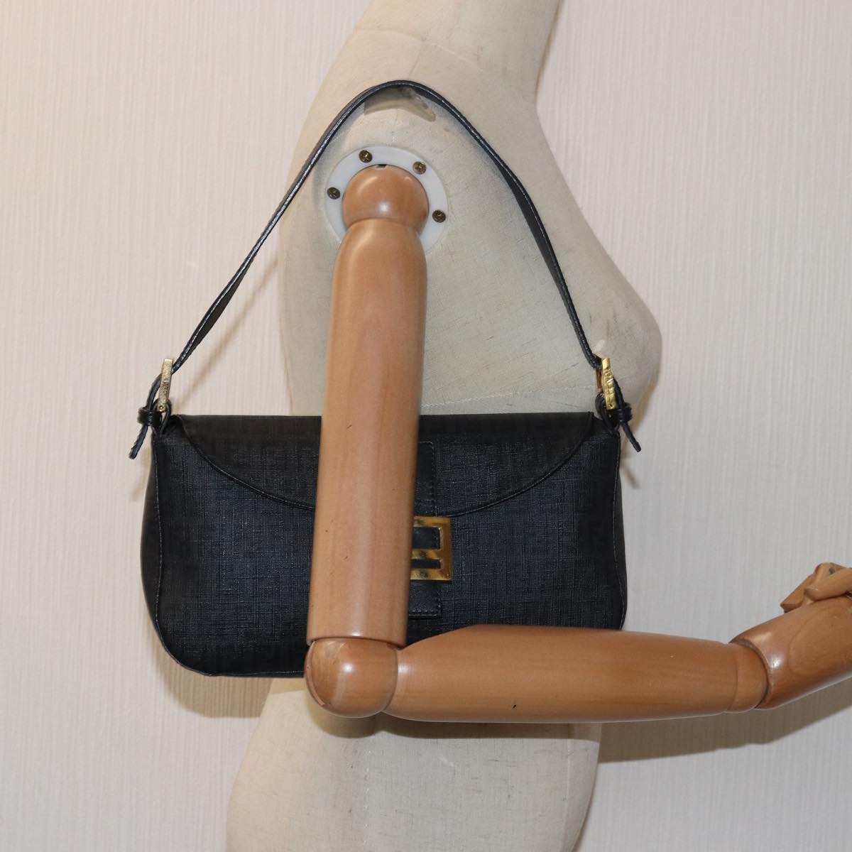 FF Canvas Baguette Bag